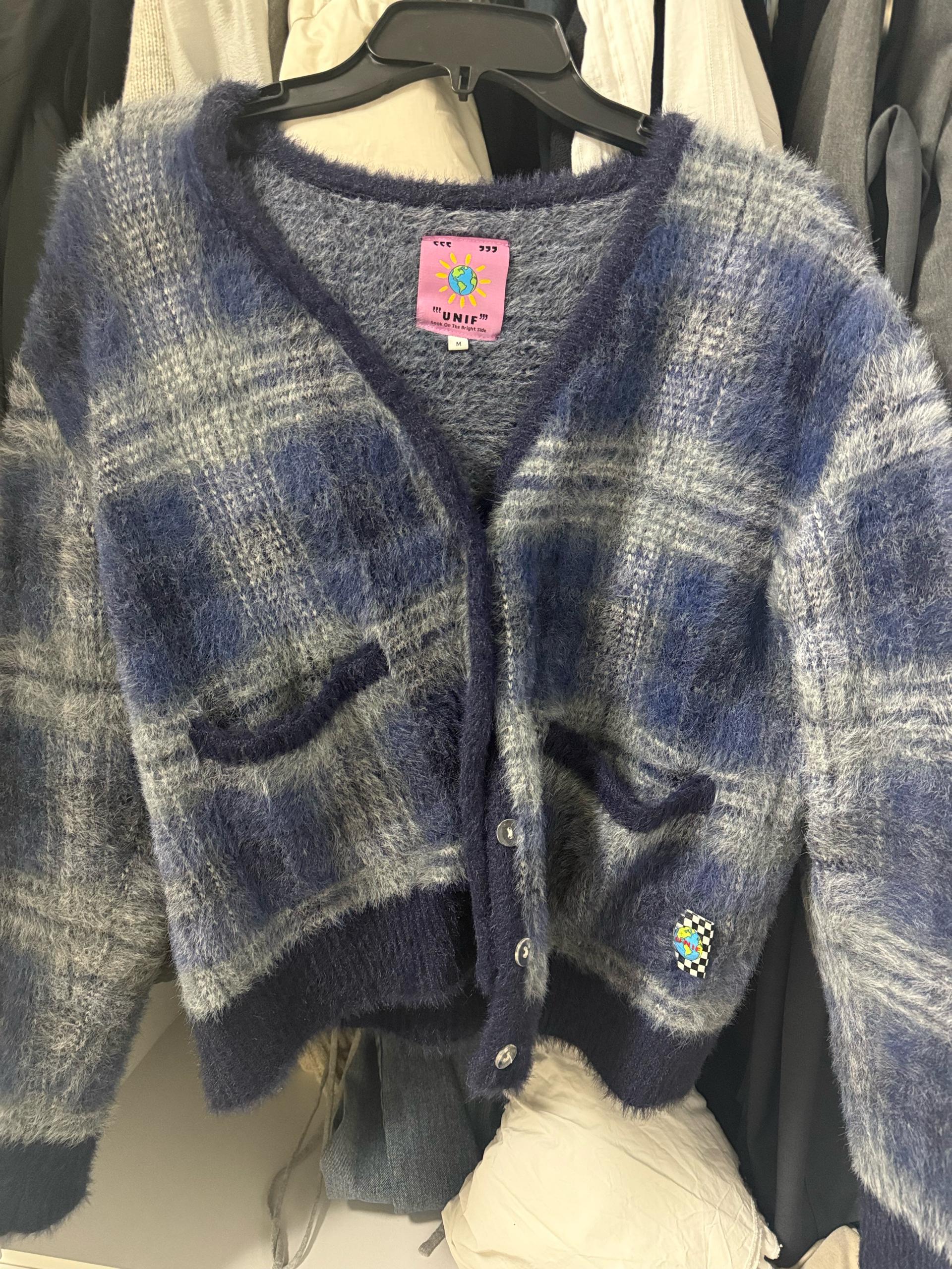 Unif 유니프 Ty가디건 블루 m 3