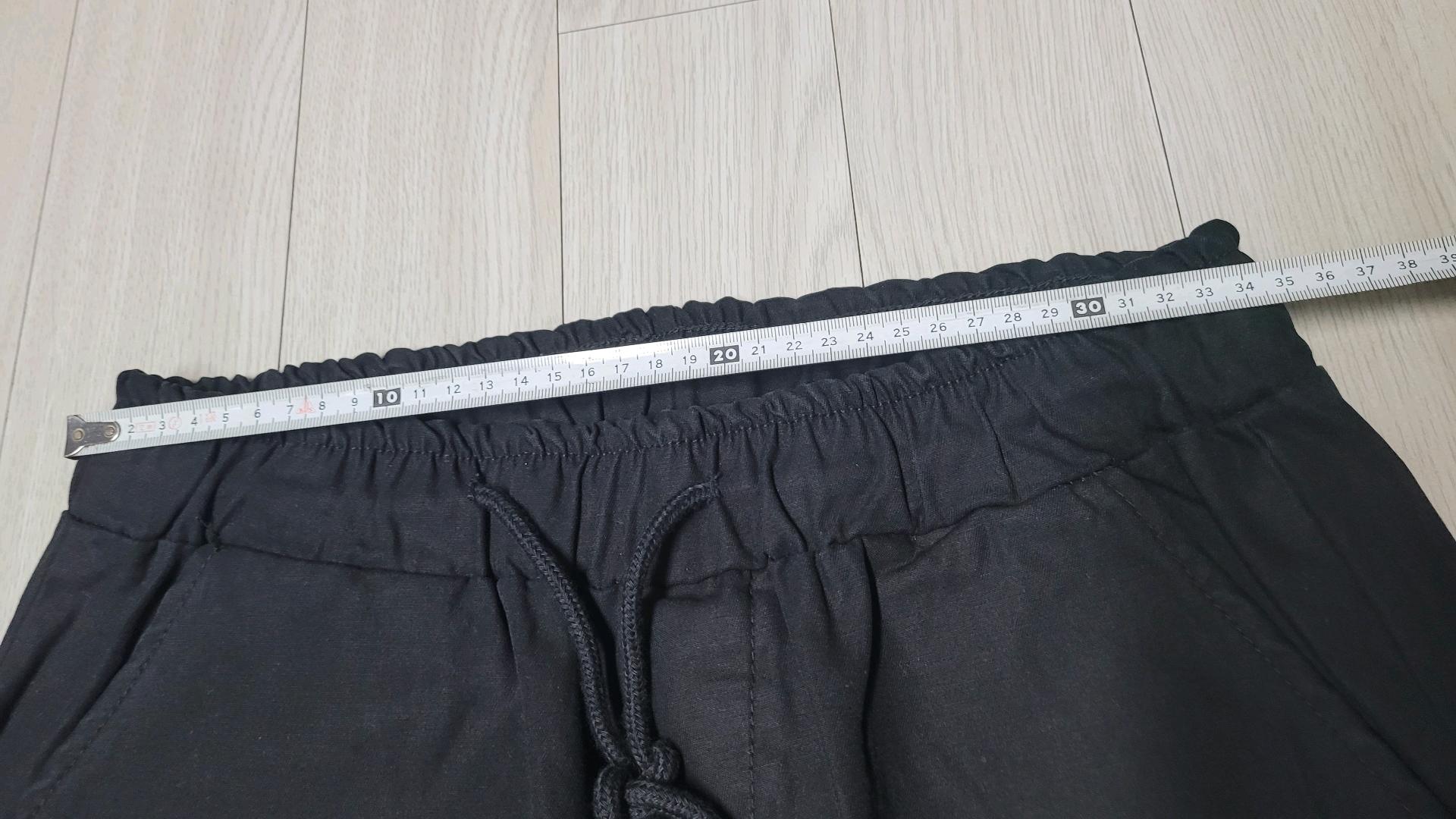 검정 허리밴드 바지 새상품 8