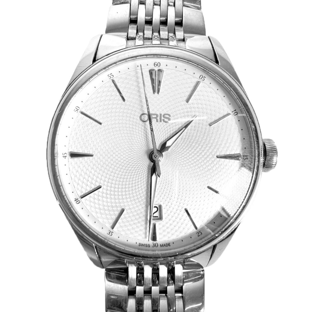 [5% 할인] [40mm] 오리스 아뜰리에 데이트 클래식 시계 733 7721 4051 6