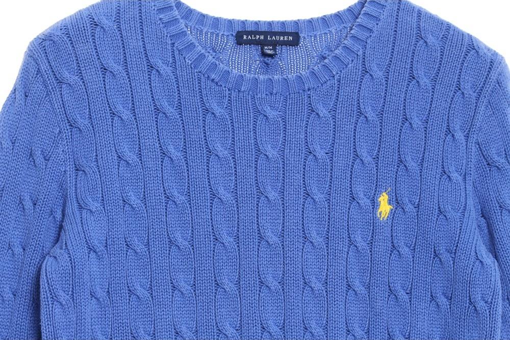 RALPH LAUREN 우먼스 케이블 니트 / M 4