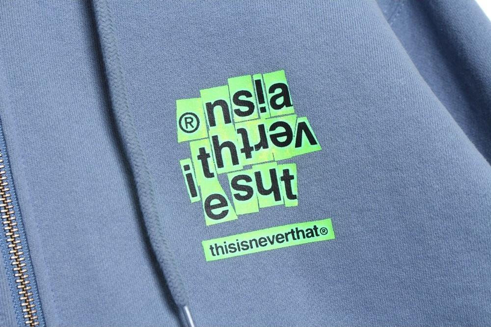 thisisneverthat 로고 후드 집업 / L 7