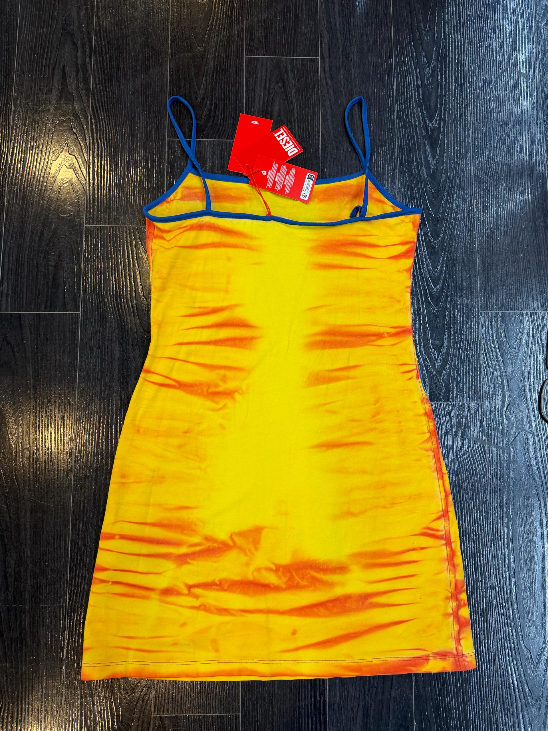 디젤 Diesel Mini Dress With Blowout Print 4