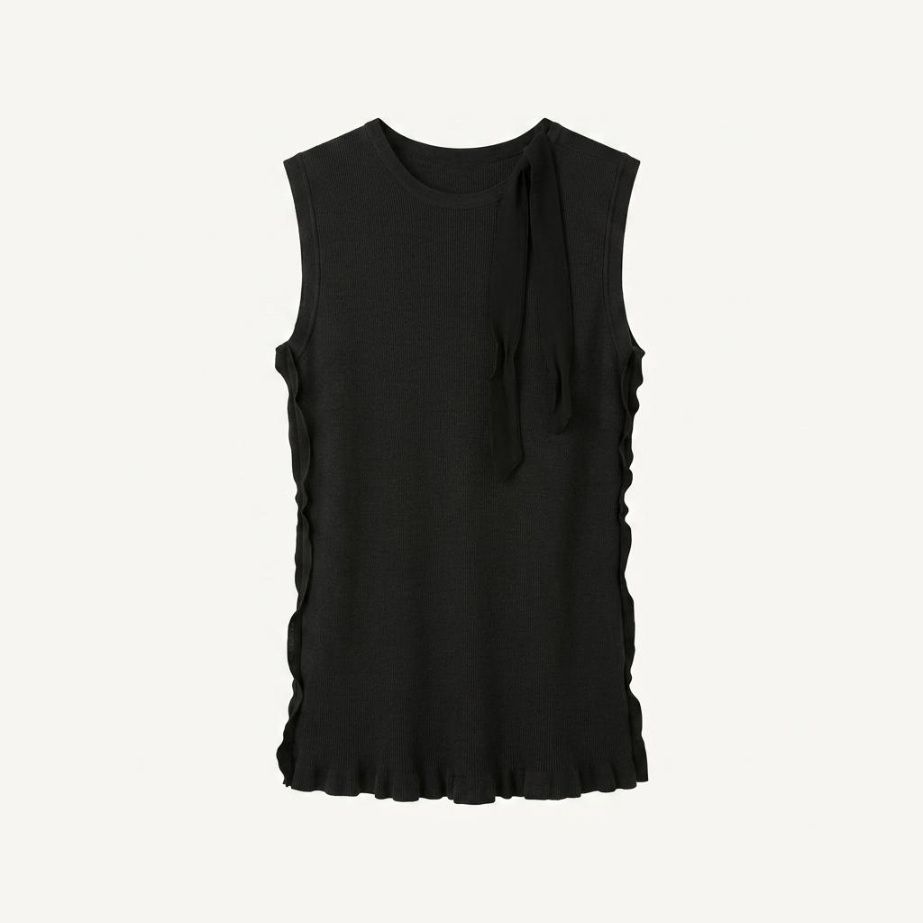 LANVIN COLLECTION 랑방컬렉션 슬리브리스 니트 90 FREE 1