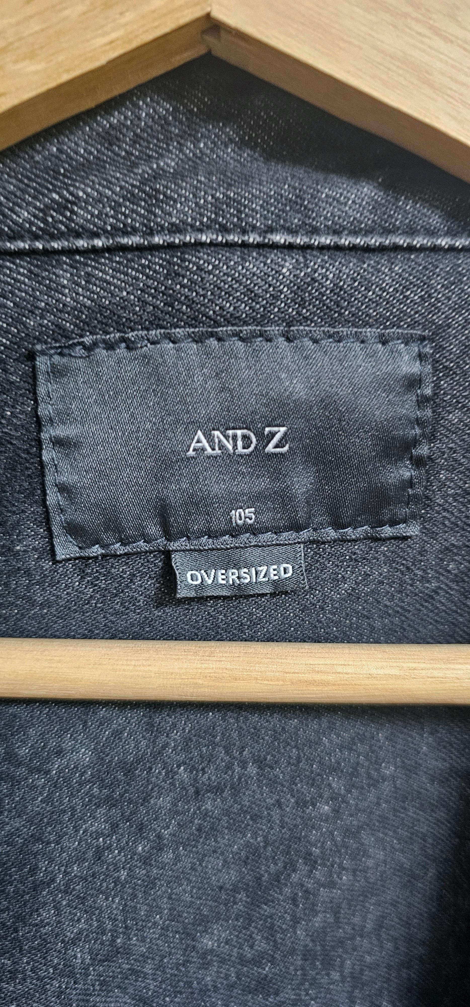 앤드지 ANDZ 오버사이즈 블랙 데님 셔츠 자켓 105 4