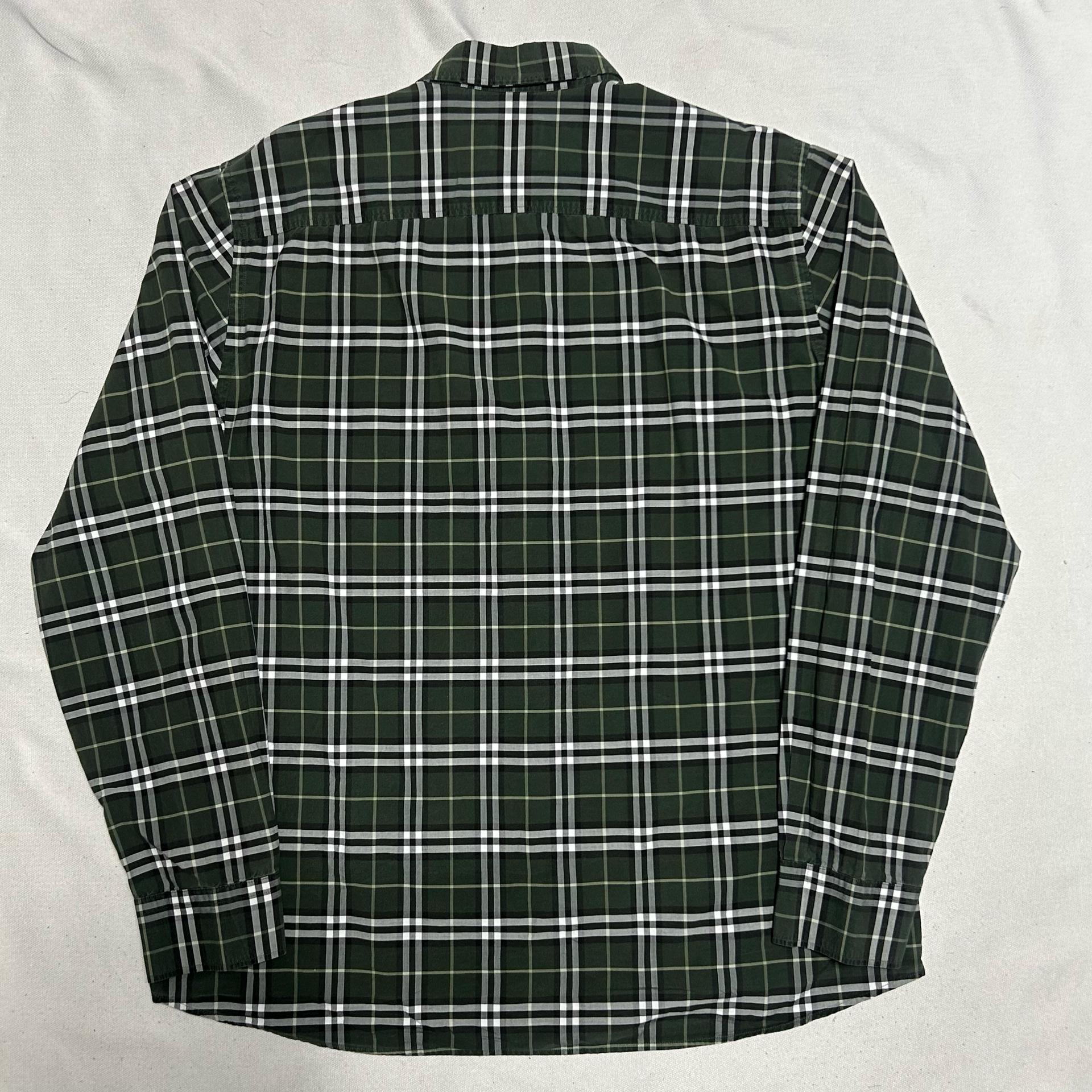 XL 버버리 그린 노바체크 셔츠  4