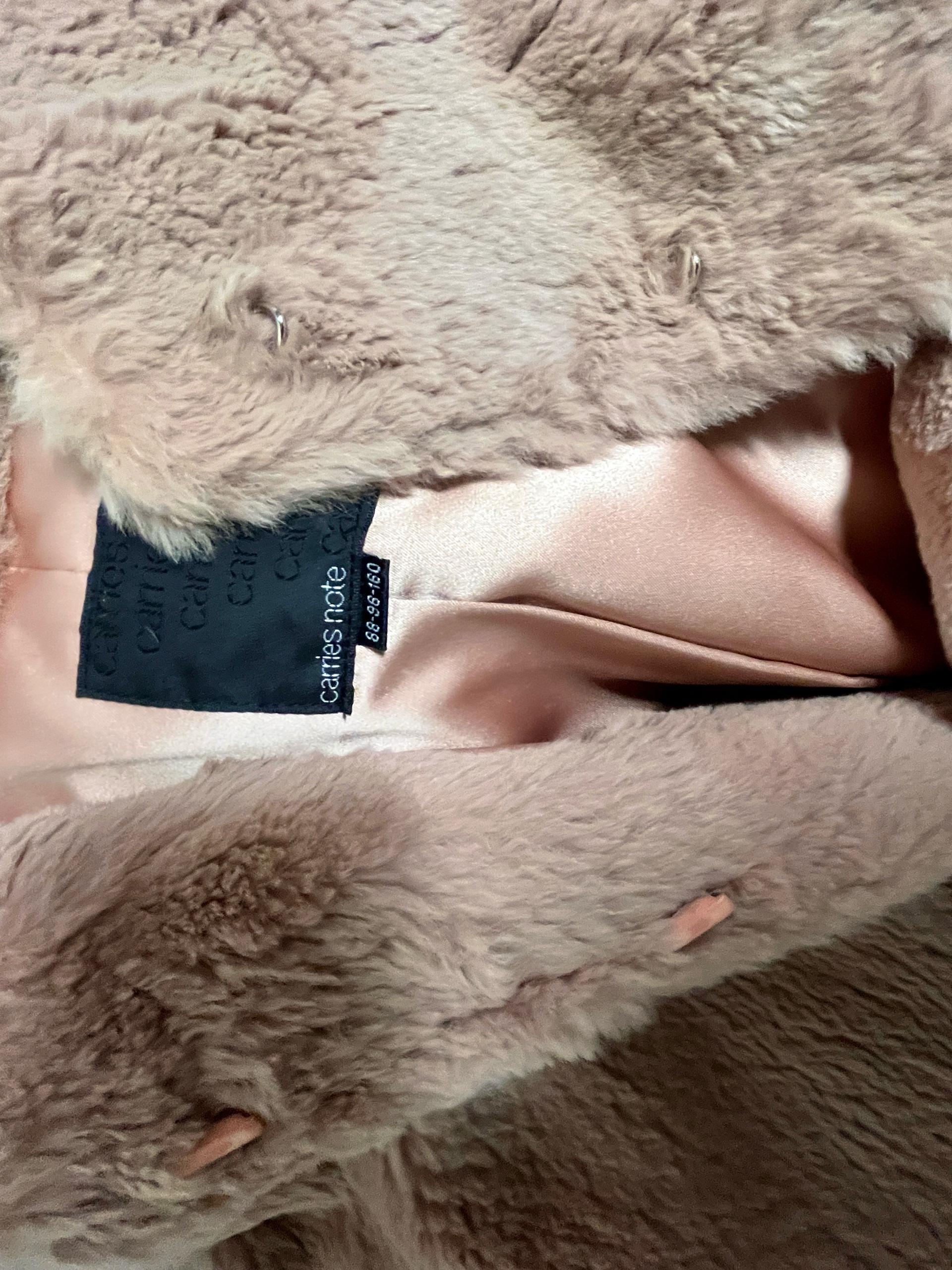 캐리스노트 토끼털 퍼자켓 4