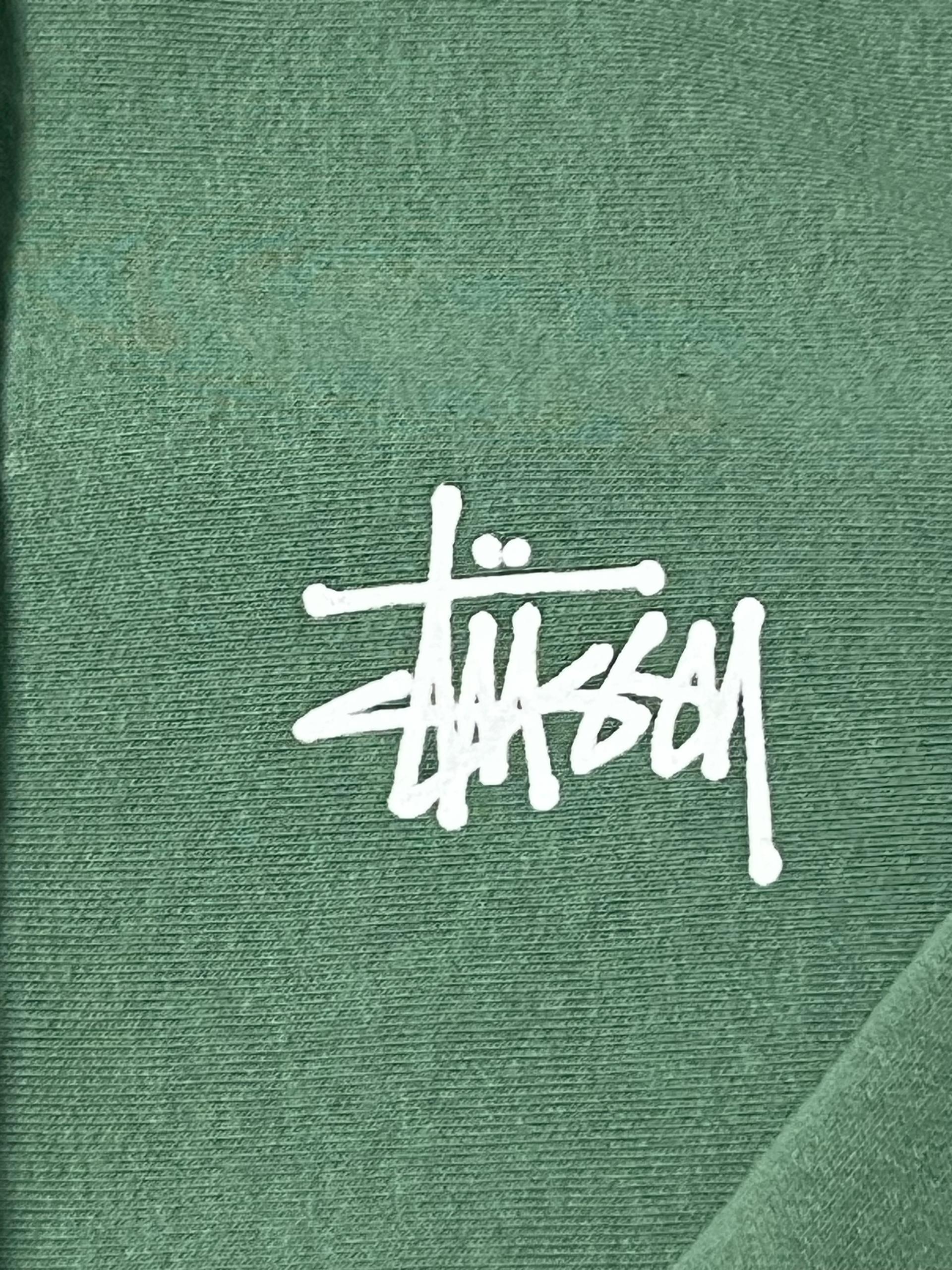 스투시 베이직 그린 후드 집업 m 사이즈 팝니다 5