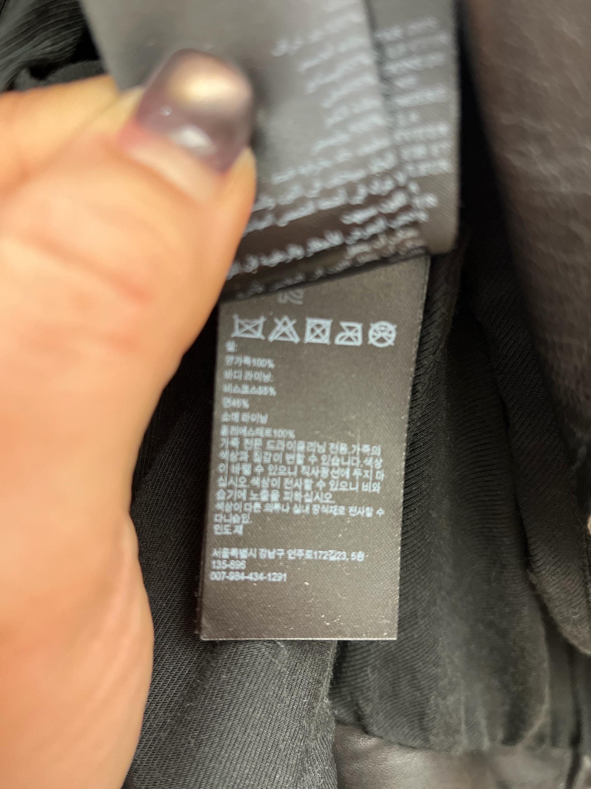올세인츠 양가죽 자켓 36 9