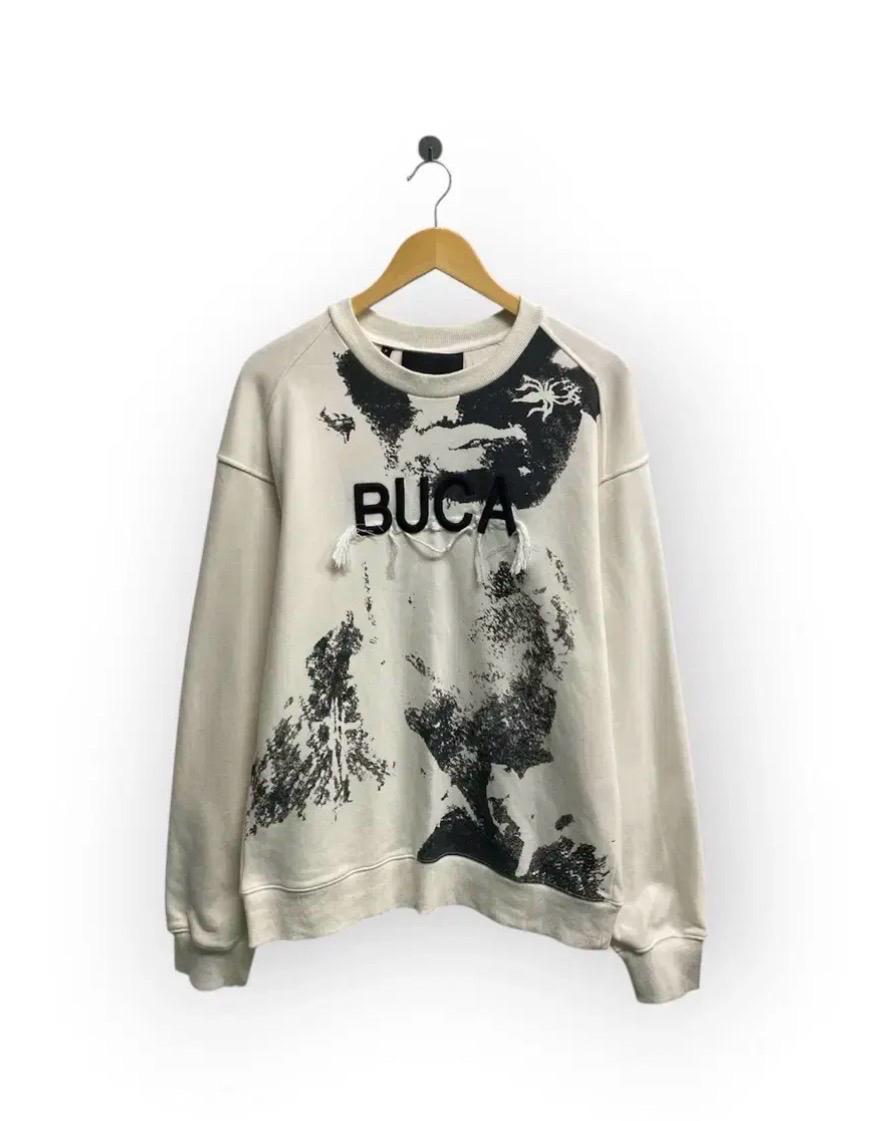 BUCA 빈티지 자수 나염 맨투맨 Free 2