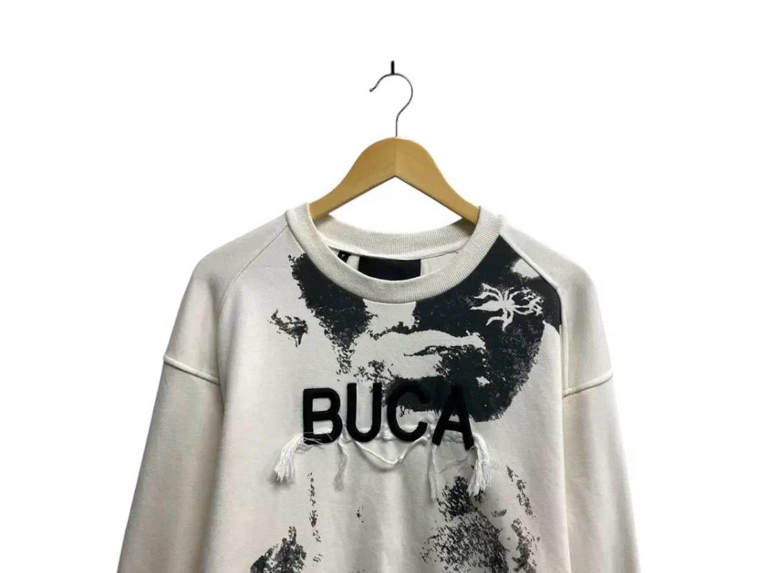 BUCA 빈티지 자수 나염 맨투맨 Free 3