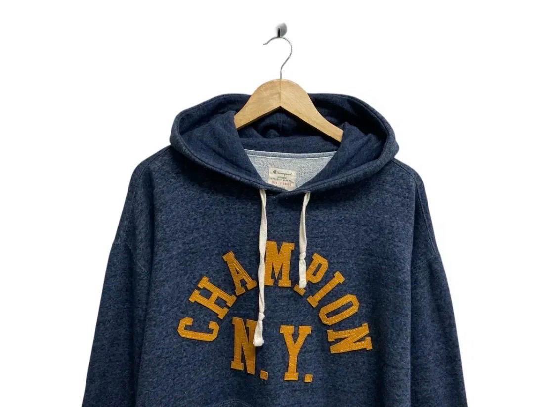 Champion 블루 후드 스웨트셔츠 XL 3