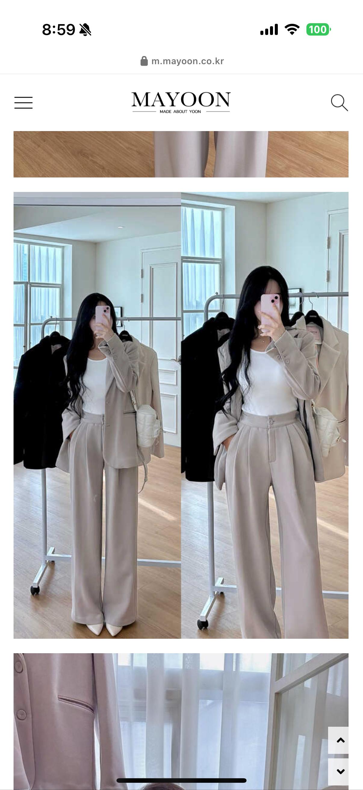 메이윤 밍크자켓 M 8