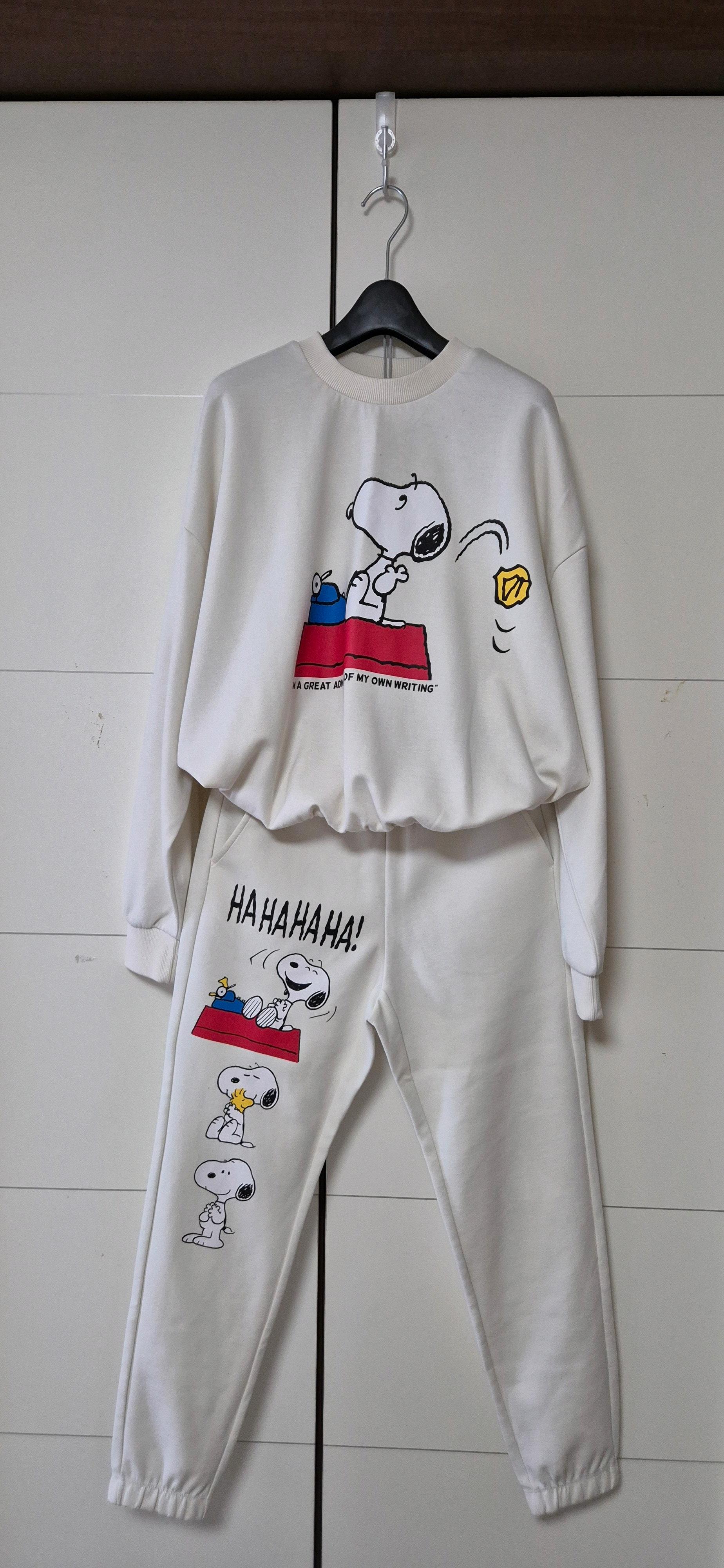 PEANUTS 스누피 캐릭터 트레이닝복 세트 2