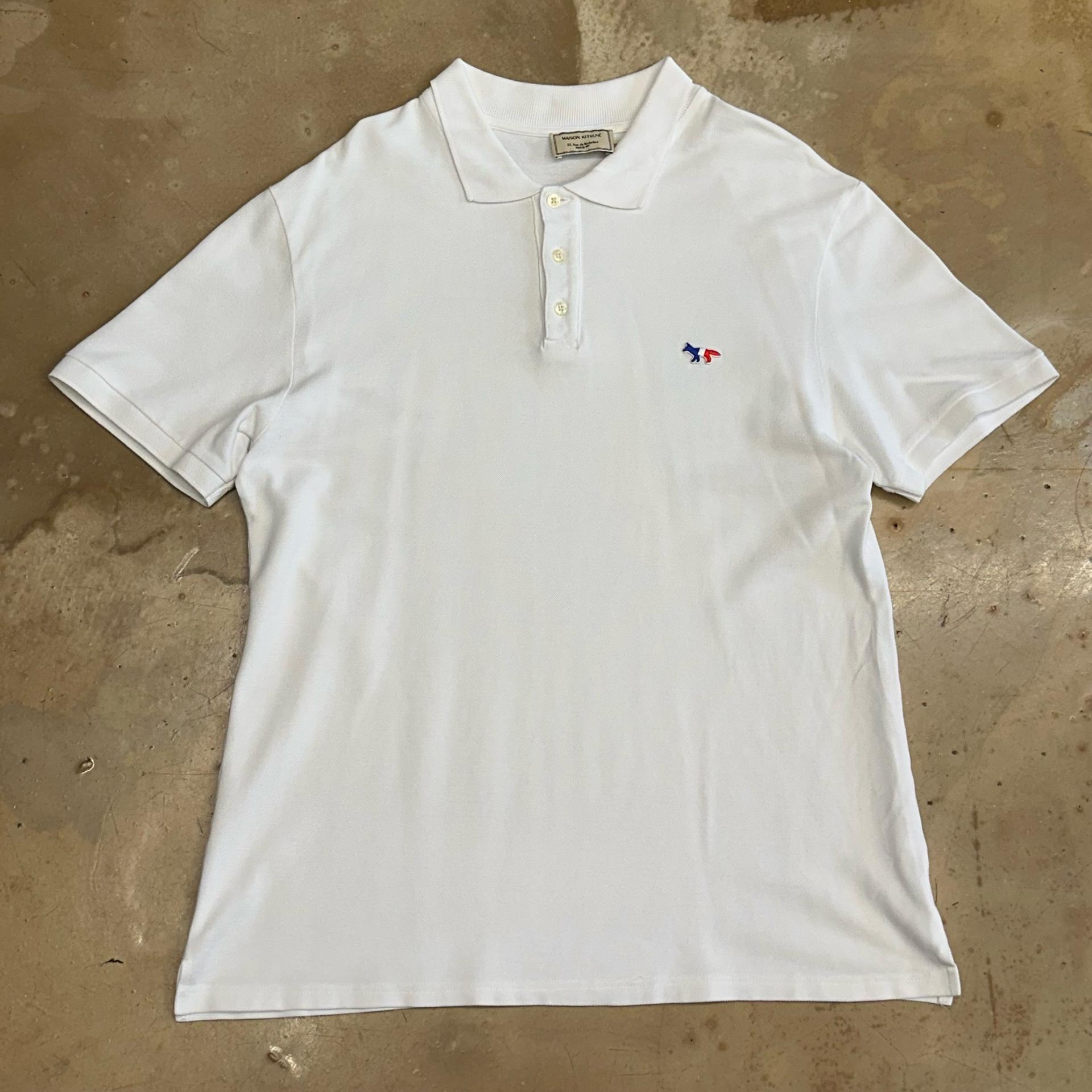XL 메종키츠네 카라 반팔티 3