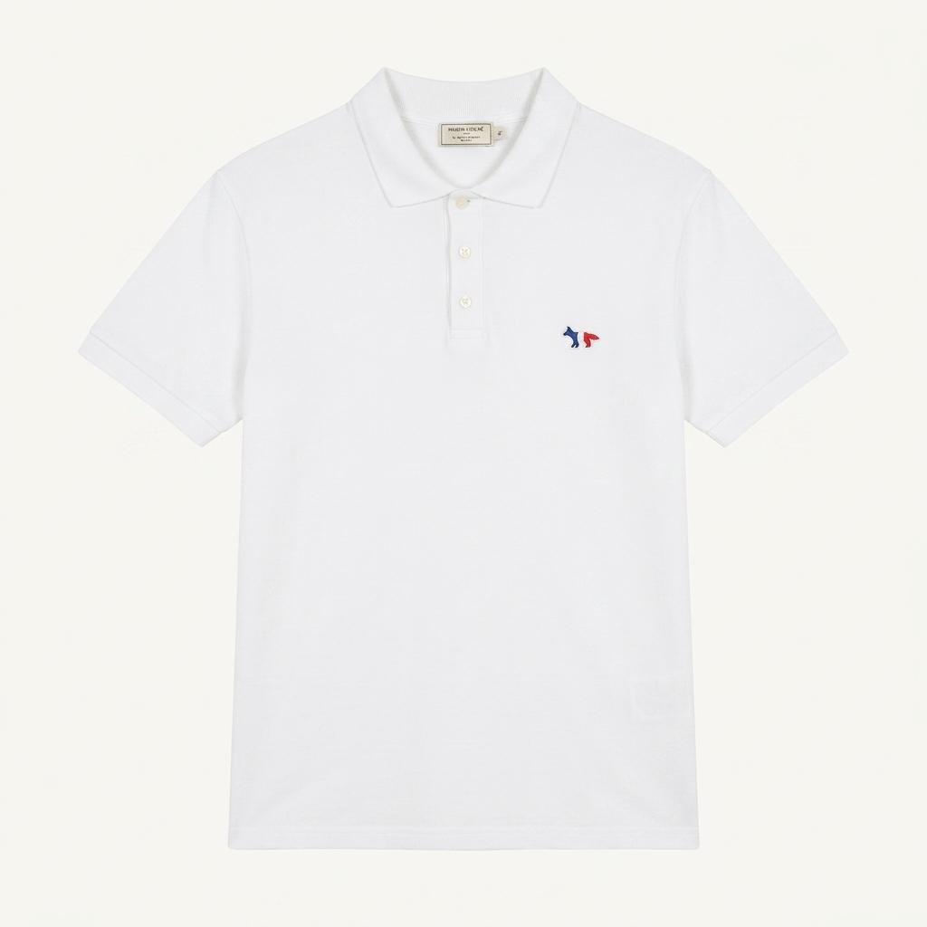XL 메종키츠네 카라 반팔티 1