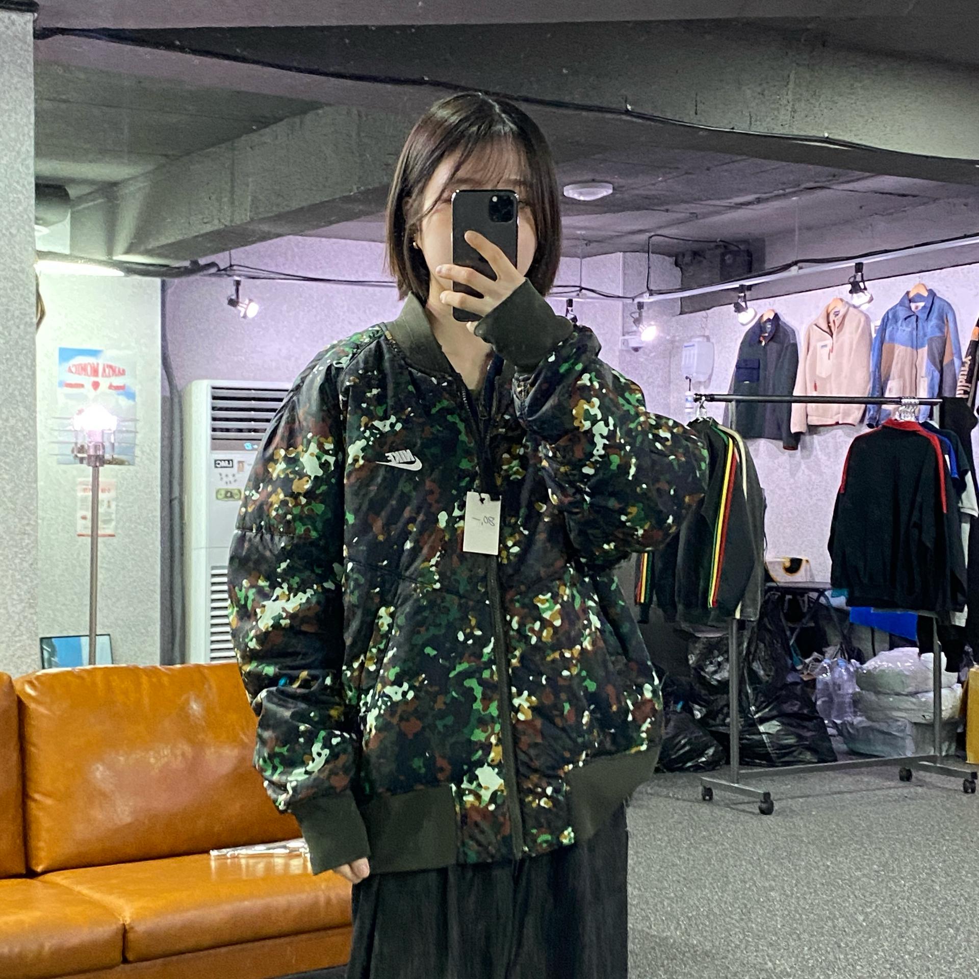 나이키 퓨추라 카키 카모플라쥬 리버시블 자켓 B4514 3