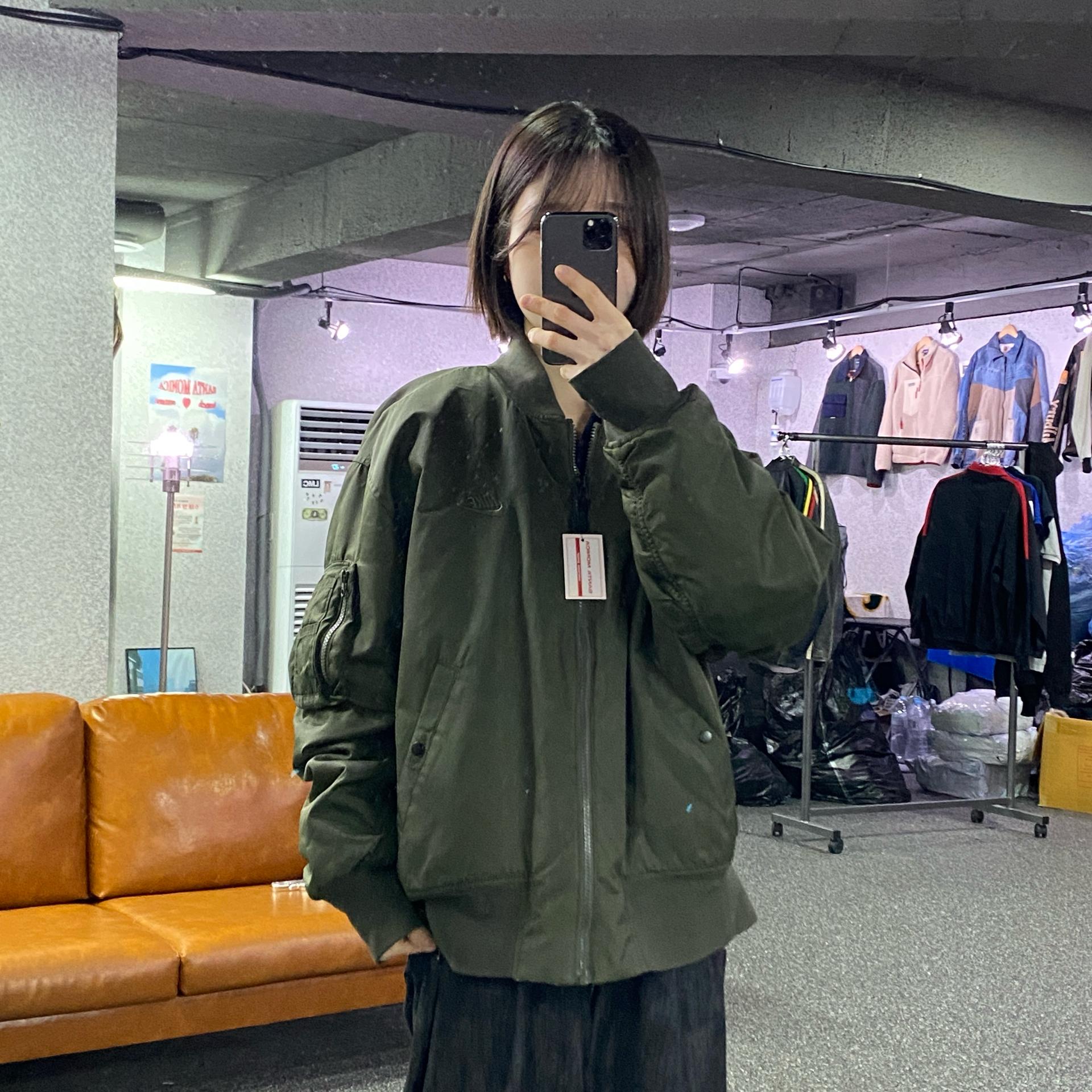 나이키 퓨추라 카키 카모플라쥬 리버시블 자켓 B4514 2
