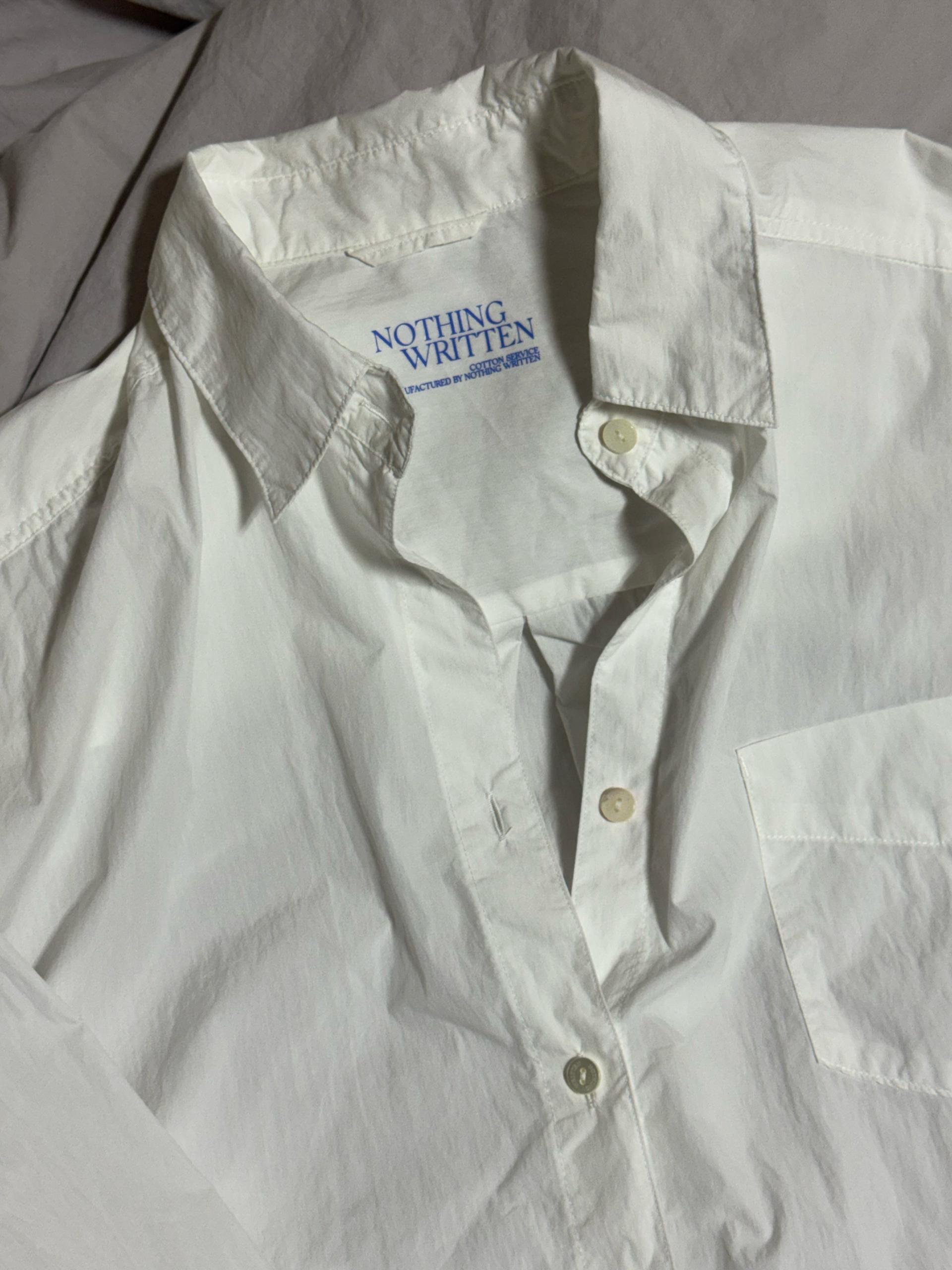낫띵리튼 sunne shirt 셔츠 2