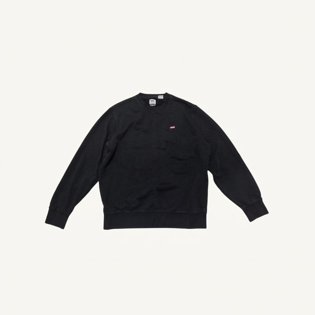 Levi's 리바이스 블랙 배트윙 로고 맨투맨 1