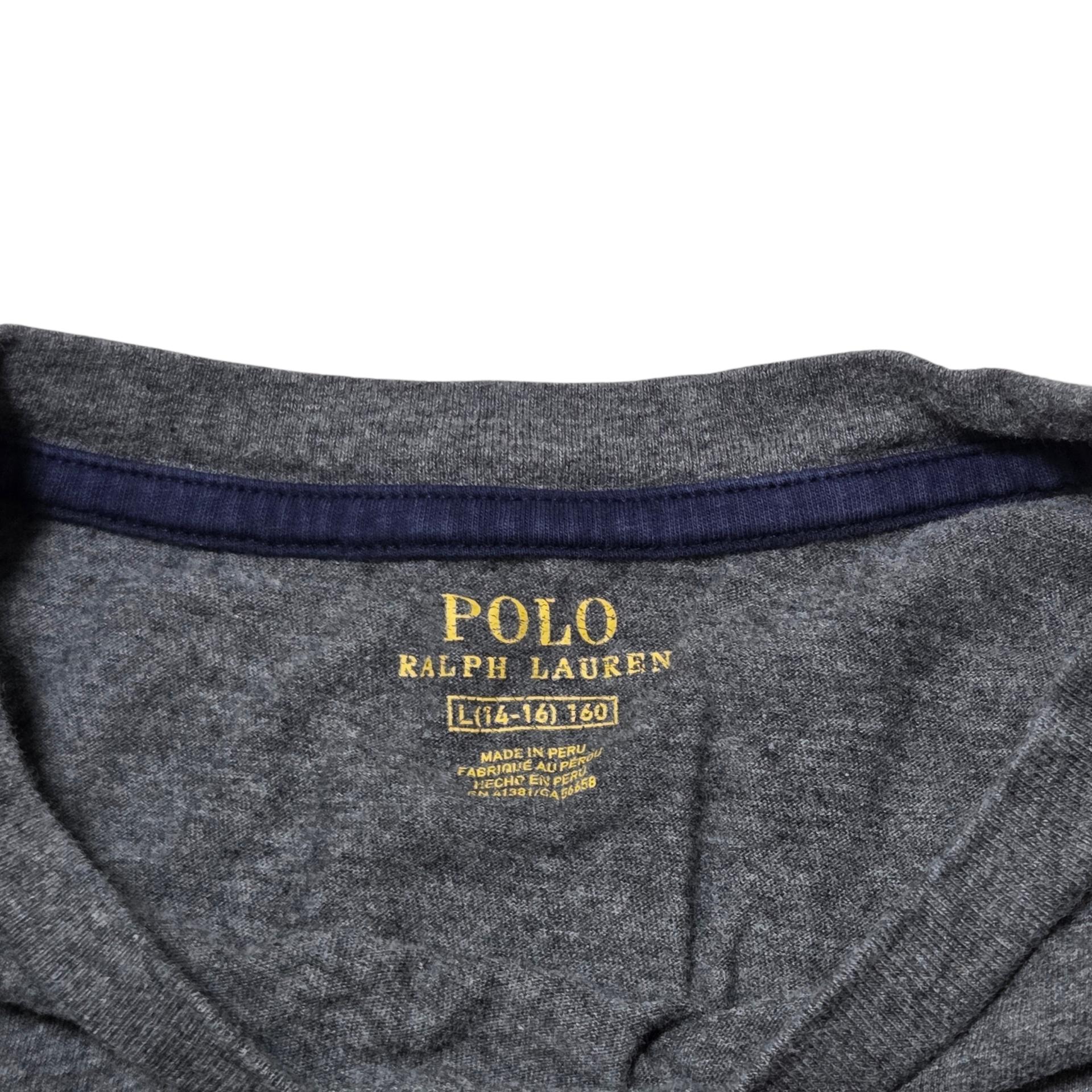 Polo Ralph Lauren 폴로 랄프로렌 로고 그레이 롱 슬리브 티셔츠 3