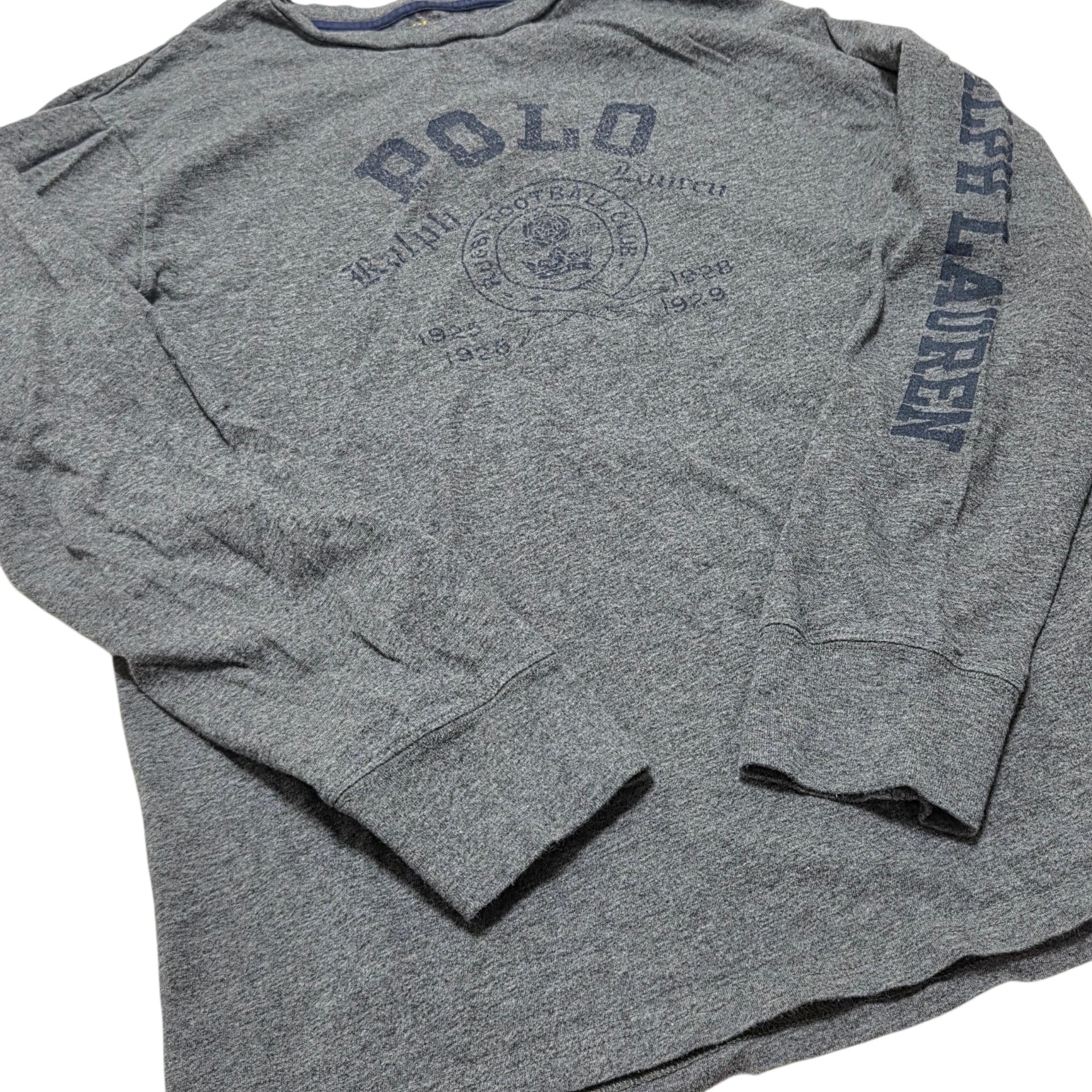 Polo Ralph Lauren 폴로 랄프로렌 로고 그레이 롱 슬리브 티셔츠 4