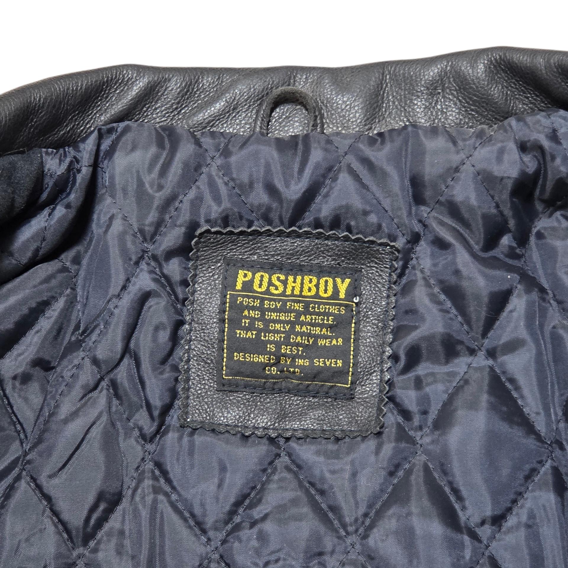 Posh Boy 포쉬보이 바시티 자켓 일본 빈티지 올드스쿨 4