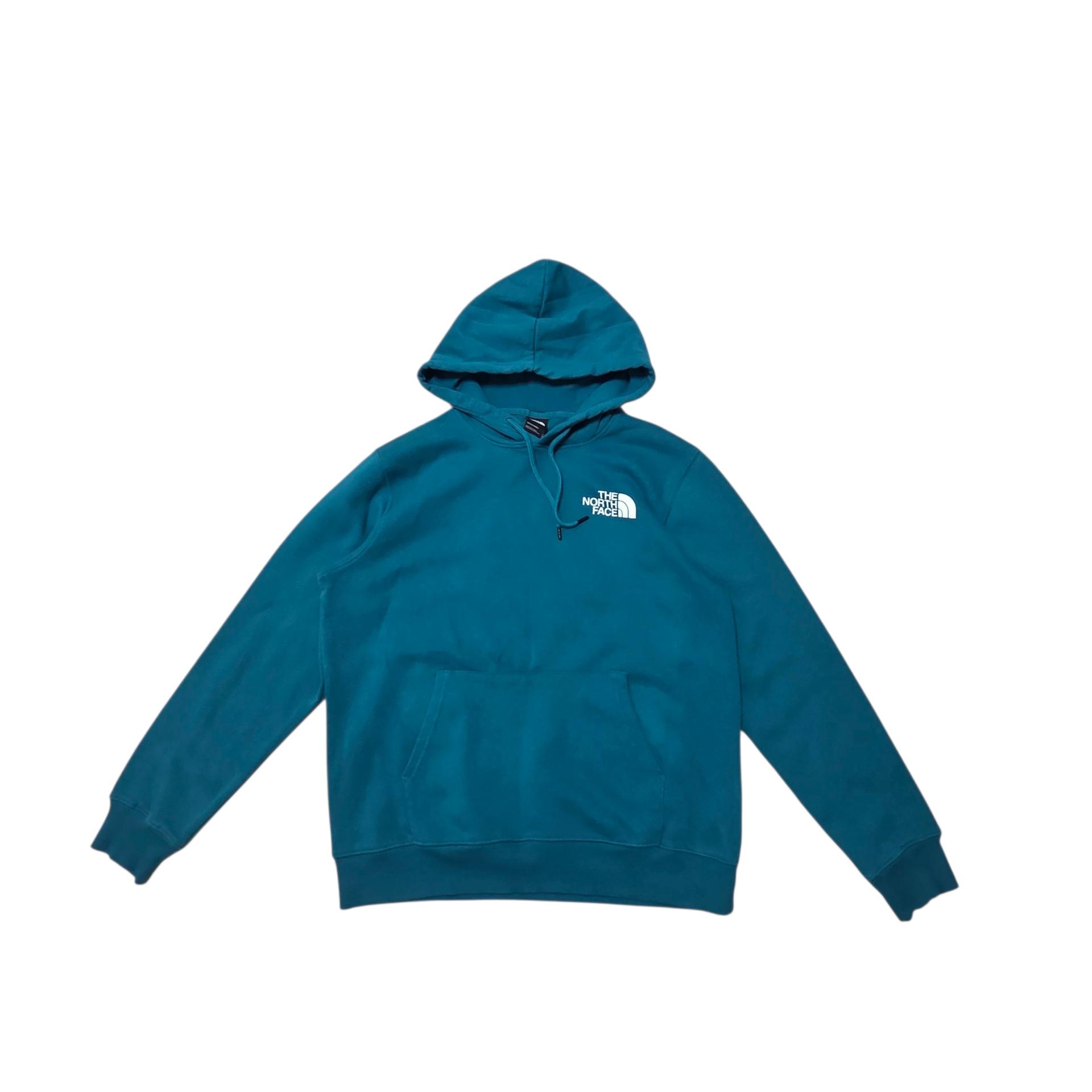 The North Face 노스페이스 청록 후드 티셔츠 2