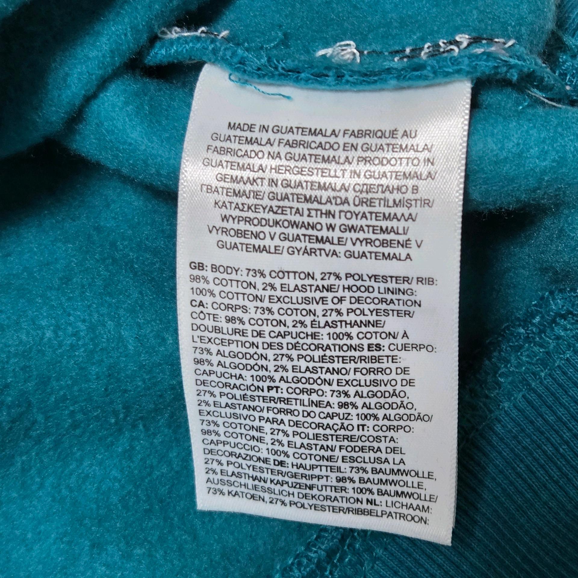 The North Face 노스페이스 청록 후드 티셔츠 7