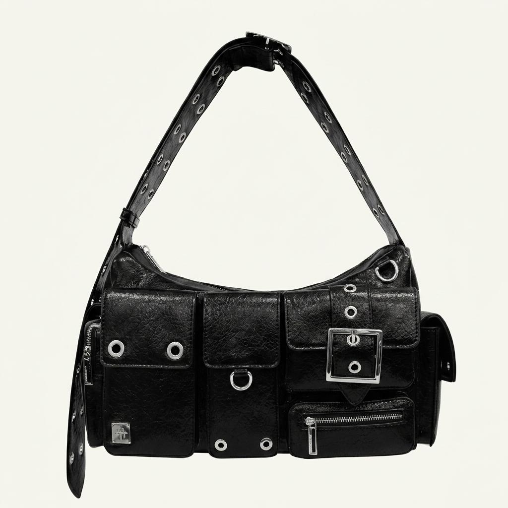 블랙퍼플 포트리스 백 Fortress Bag-Black 1