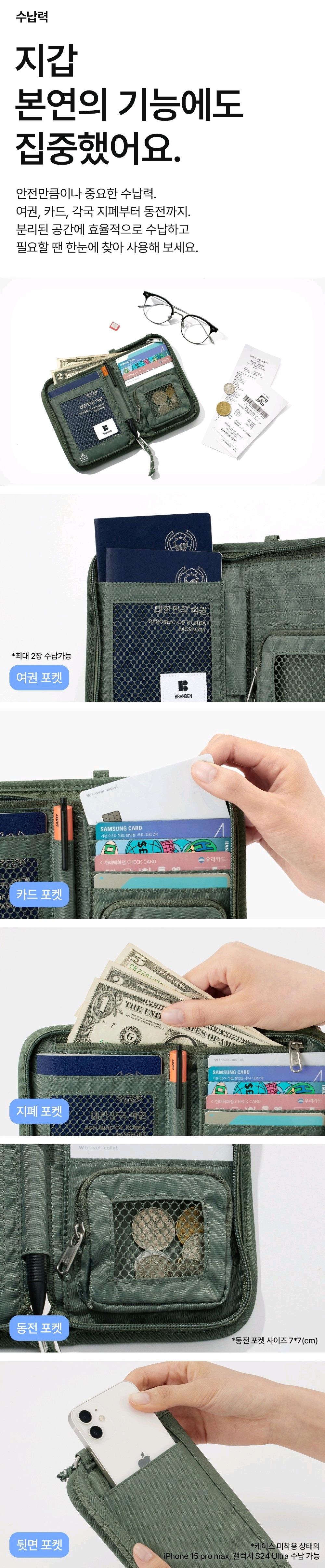 브랜든 세이프 크로스 월렛백 (미개봉새상품) 6