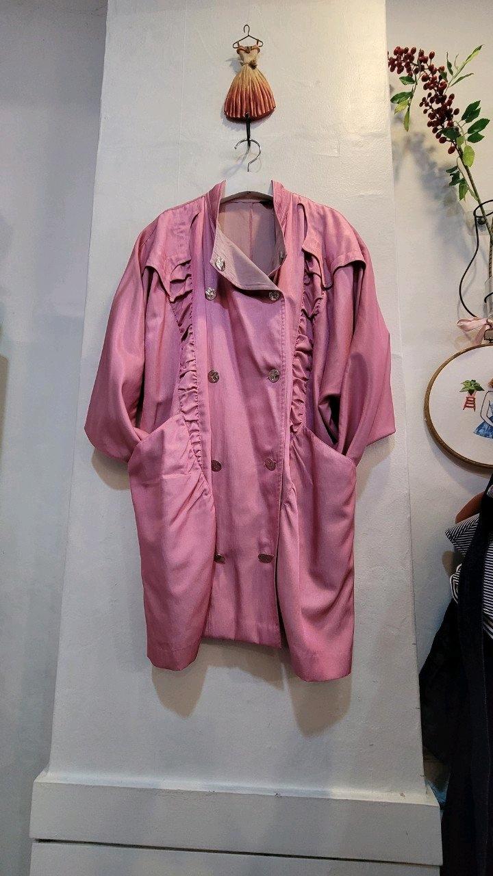김서룡 디자이너 루즈핏 실키 롱자켓 2