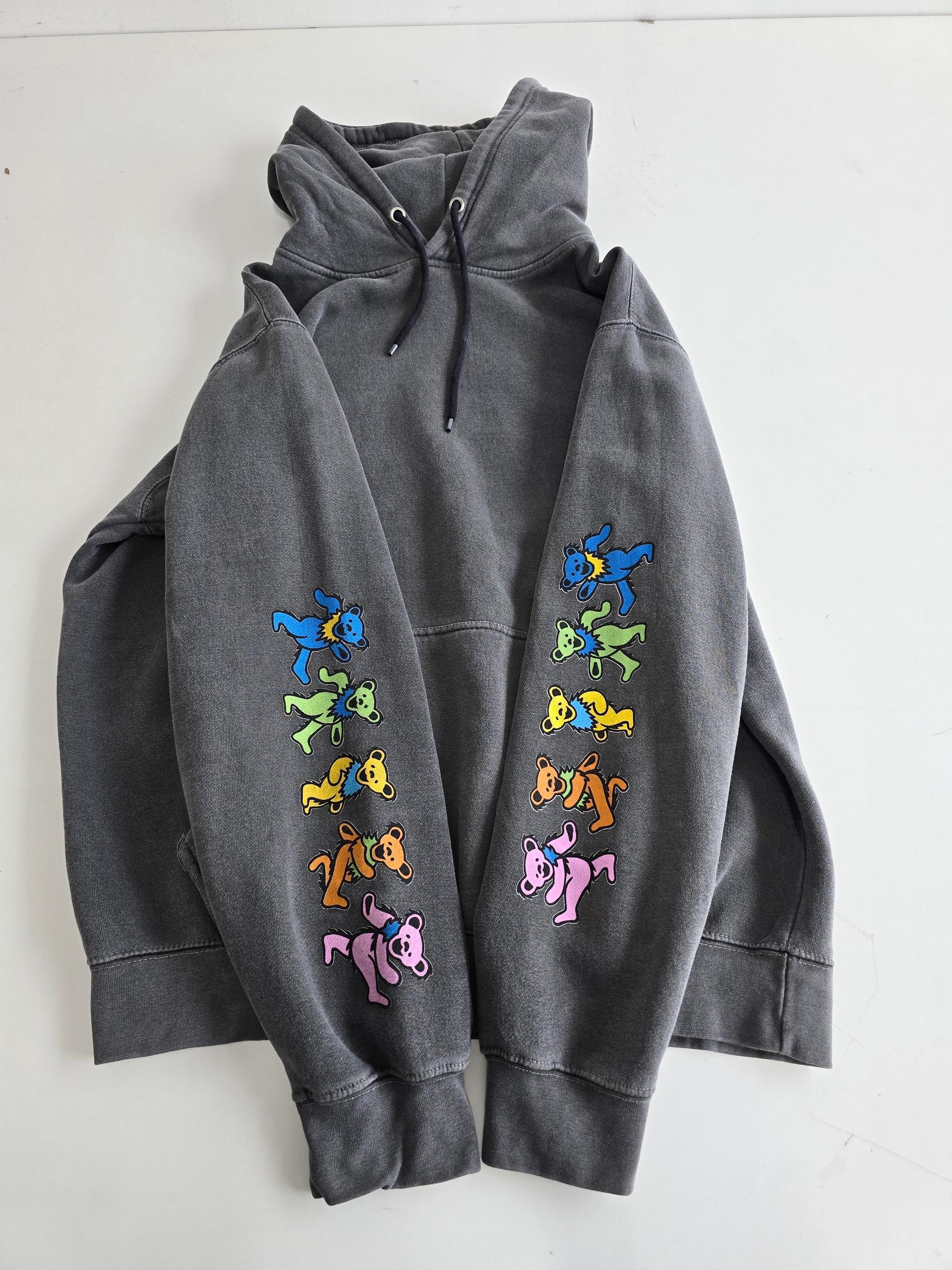 리플 Grateful Dead Dancing Bear 댄싱 베어 후드 L 4