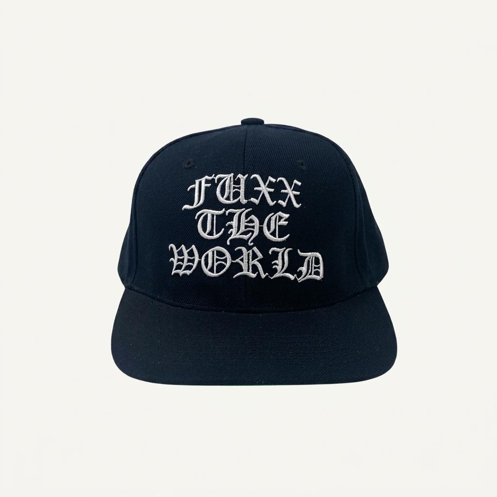 [1526] 써지컬 스틸 레터링 자수 스냅백 1