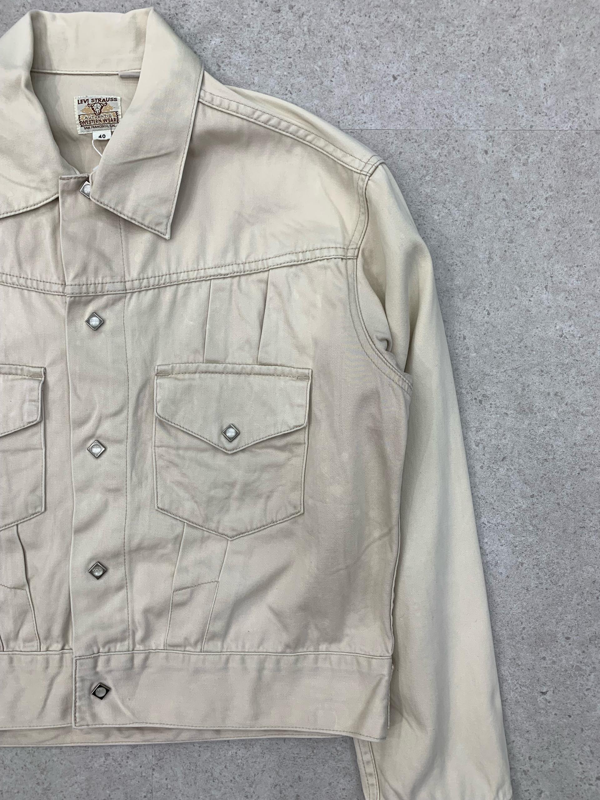 Levis 리바이스 90s 쇼트혼 웨스턴 자켓 4
