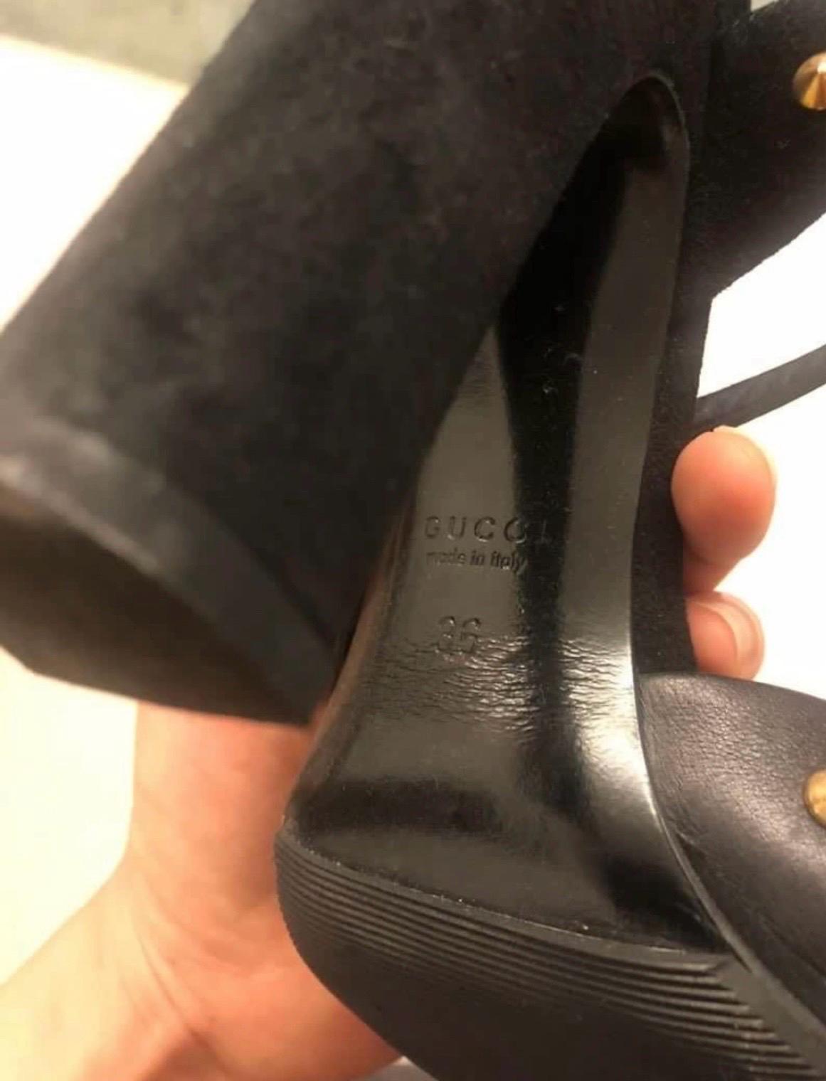 Gucci 블랙 샌들 5