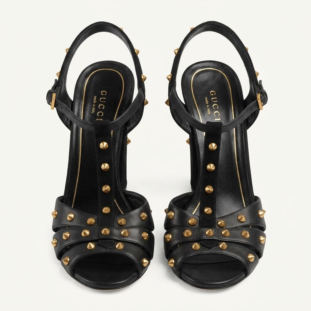 Gucci 블랙 샌들