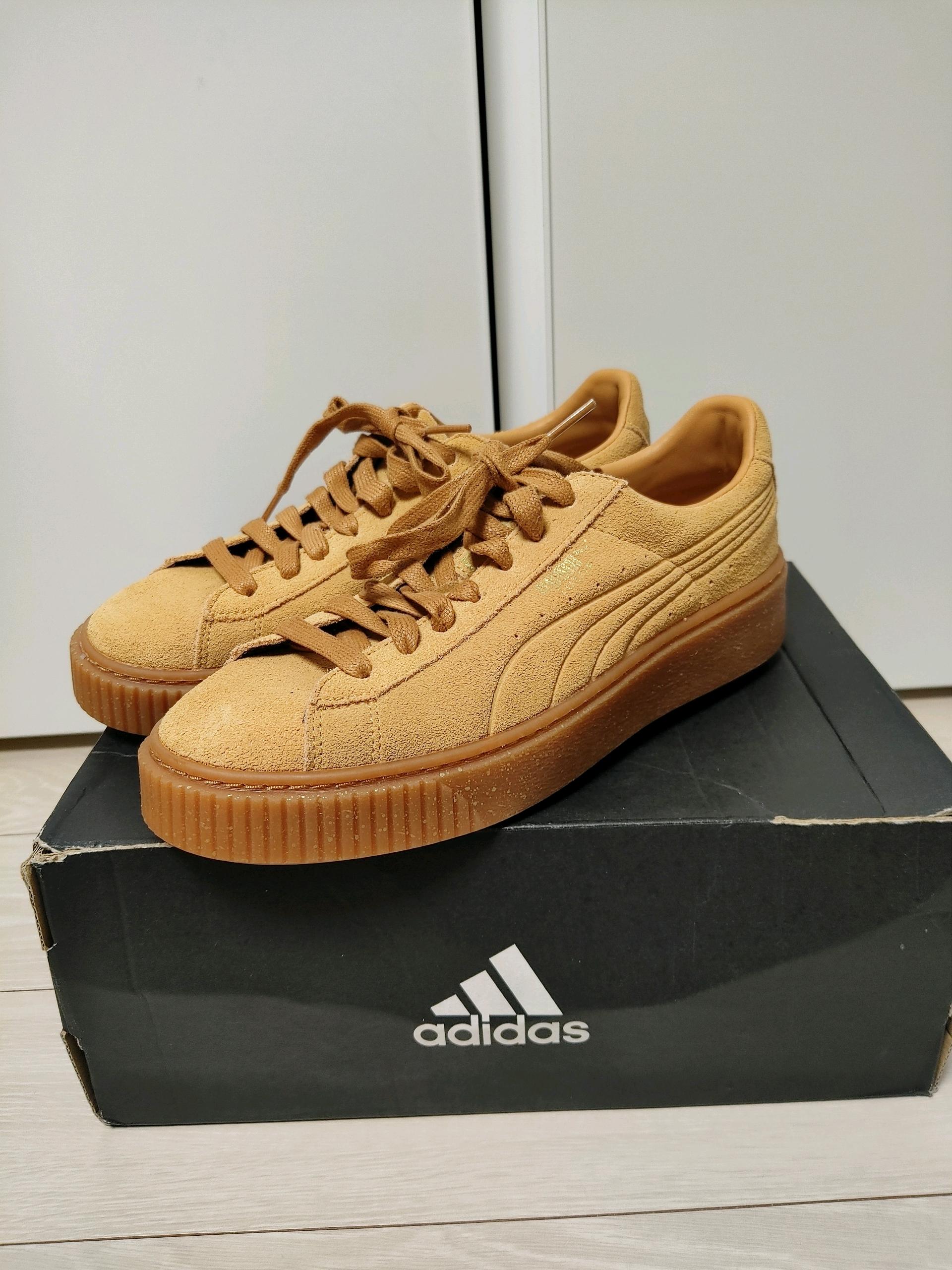 새상품 푸마 된장 255 3