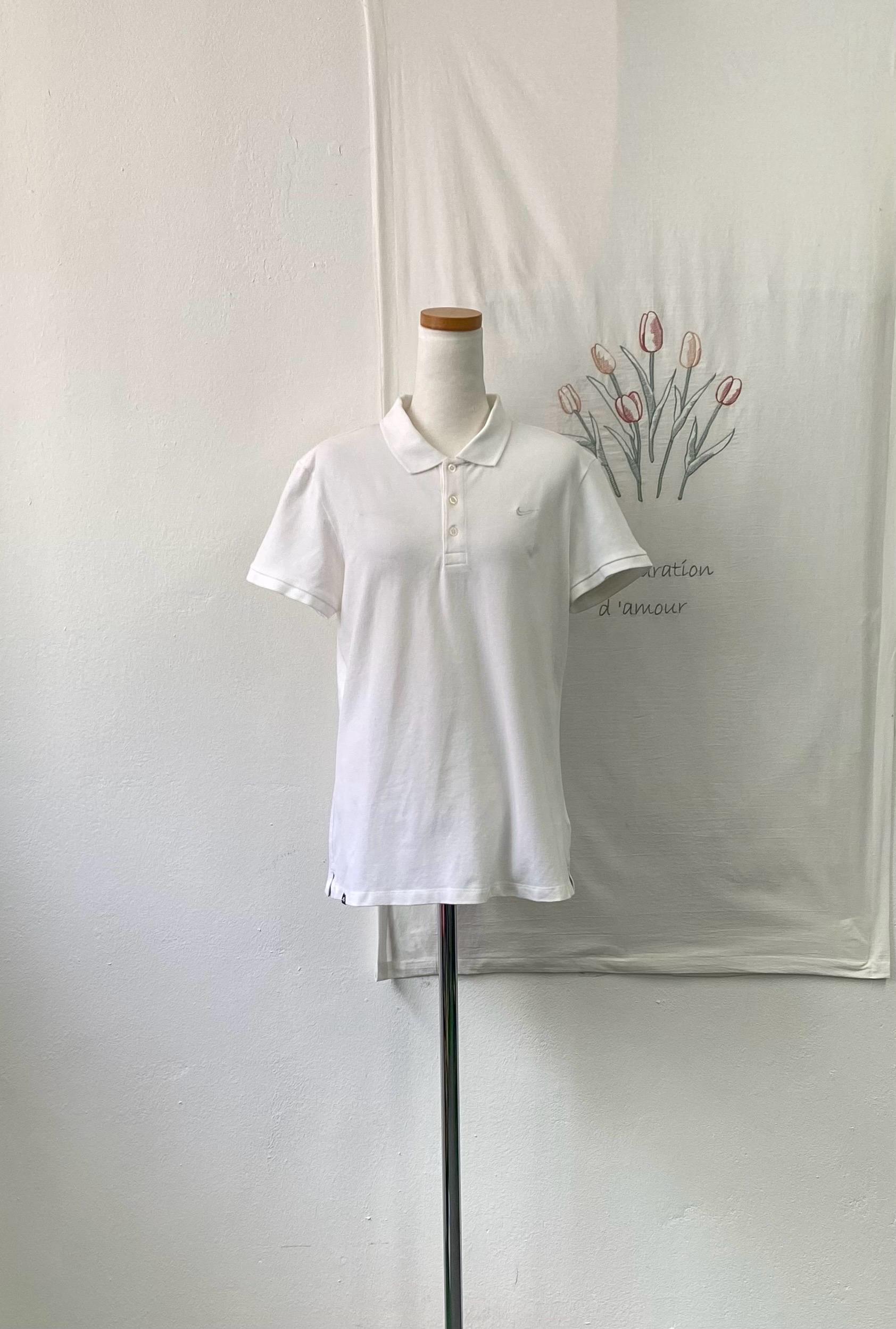 나이키 화이트 반팔 PK 폴로티 XL 2