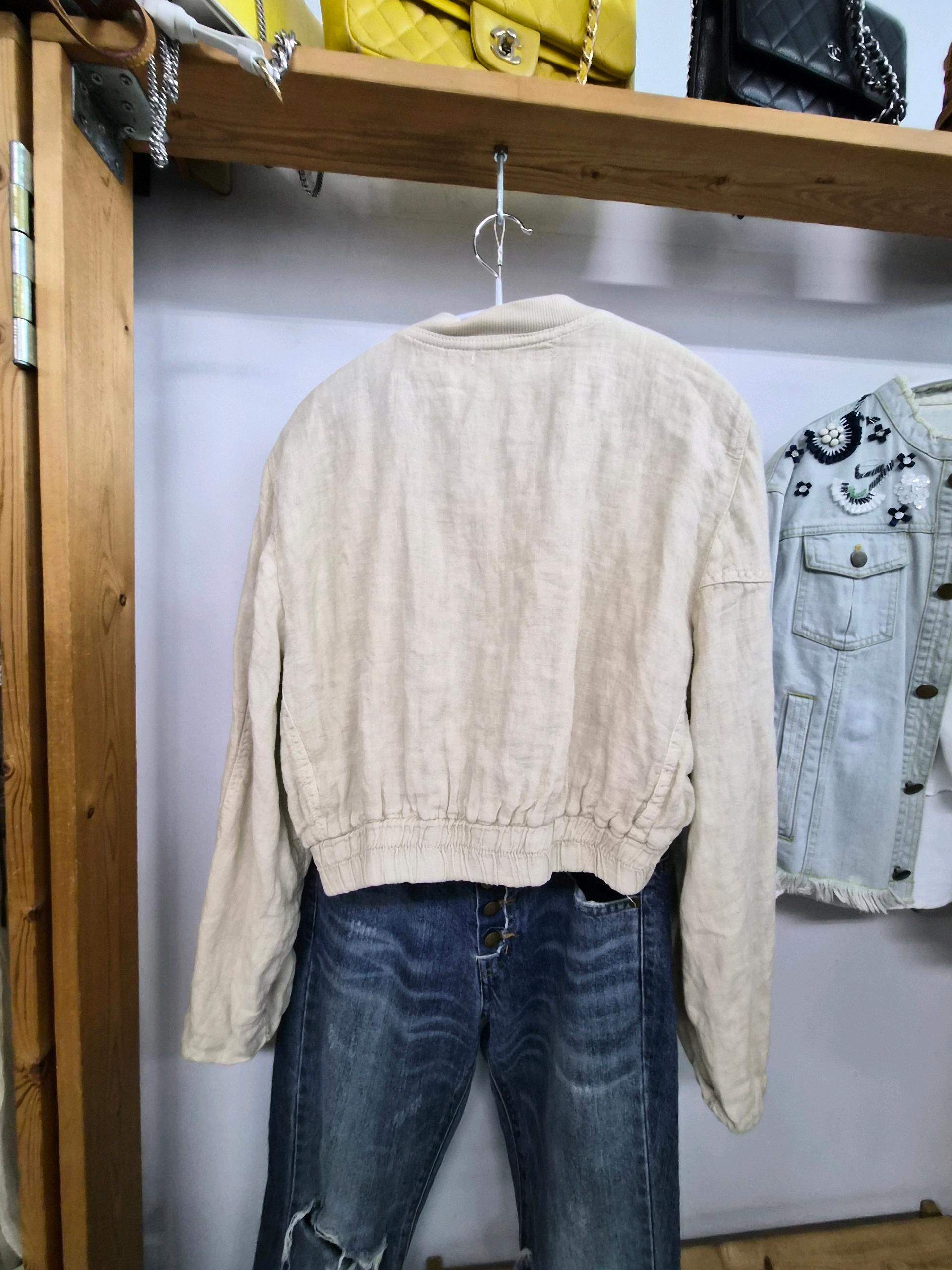 자라 린넨 블루종 점퍼 9