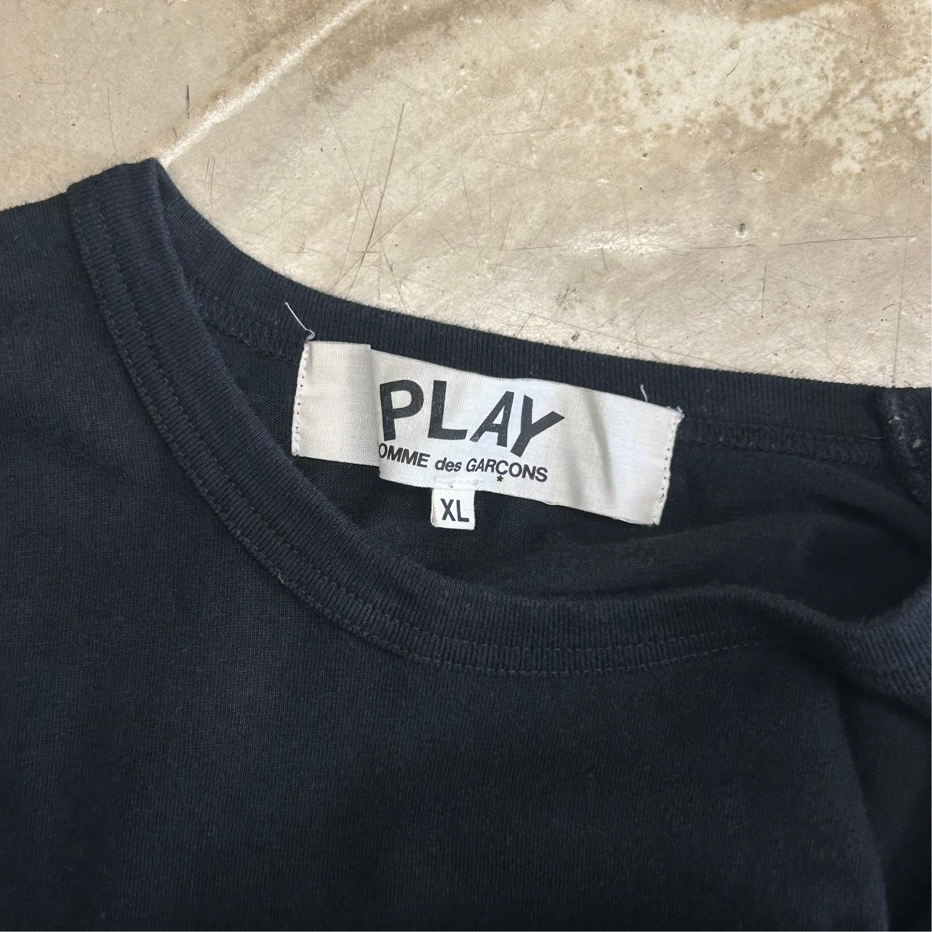 XL 꼼데가르송 블랙 반팔티 5