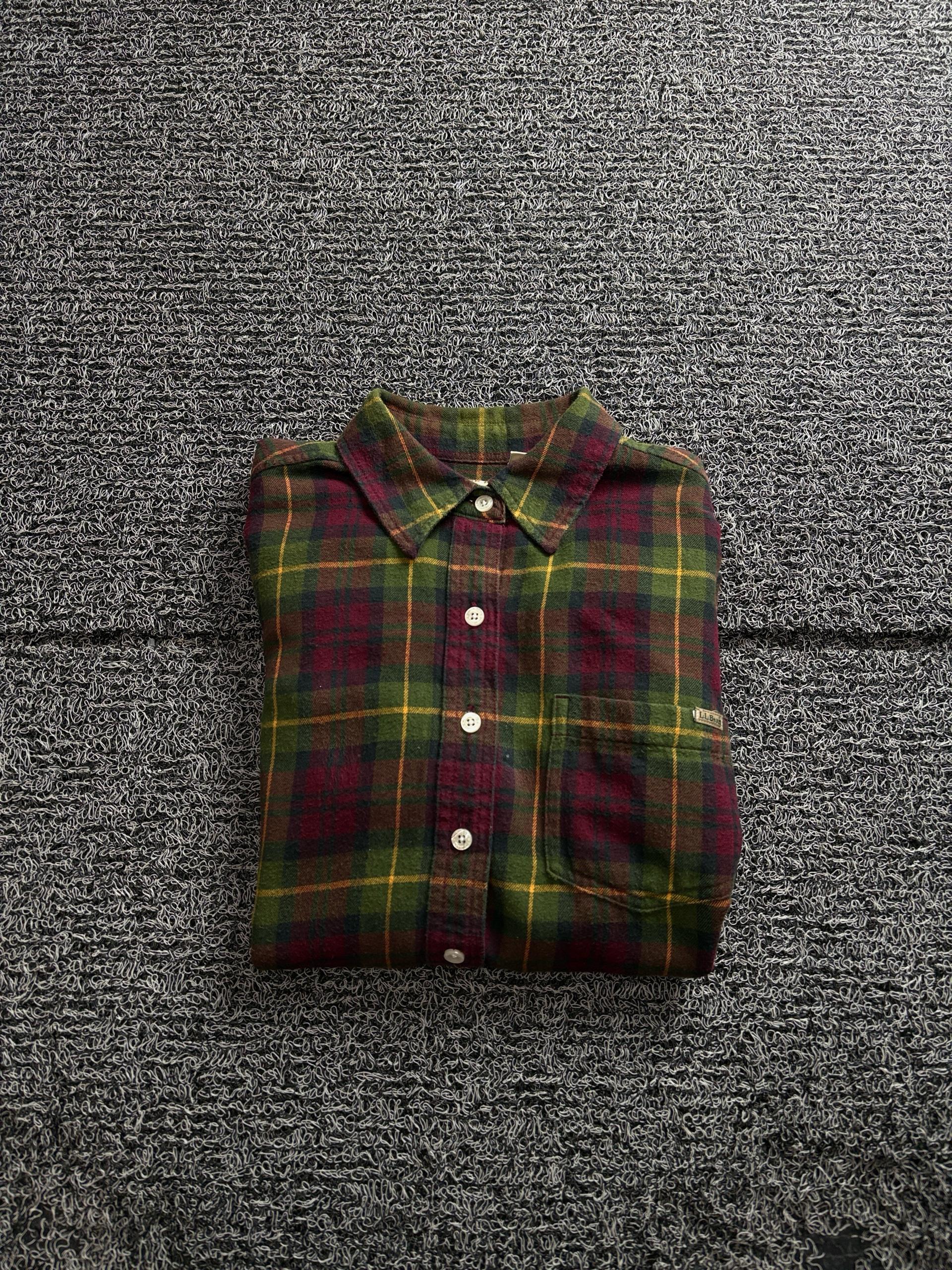 LL BEAN 엘엘빈 클래식 타탄 체크 플란넬 셔츠 3257 2