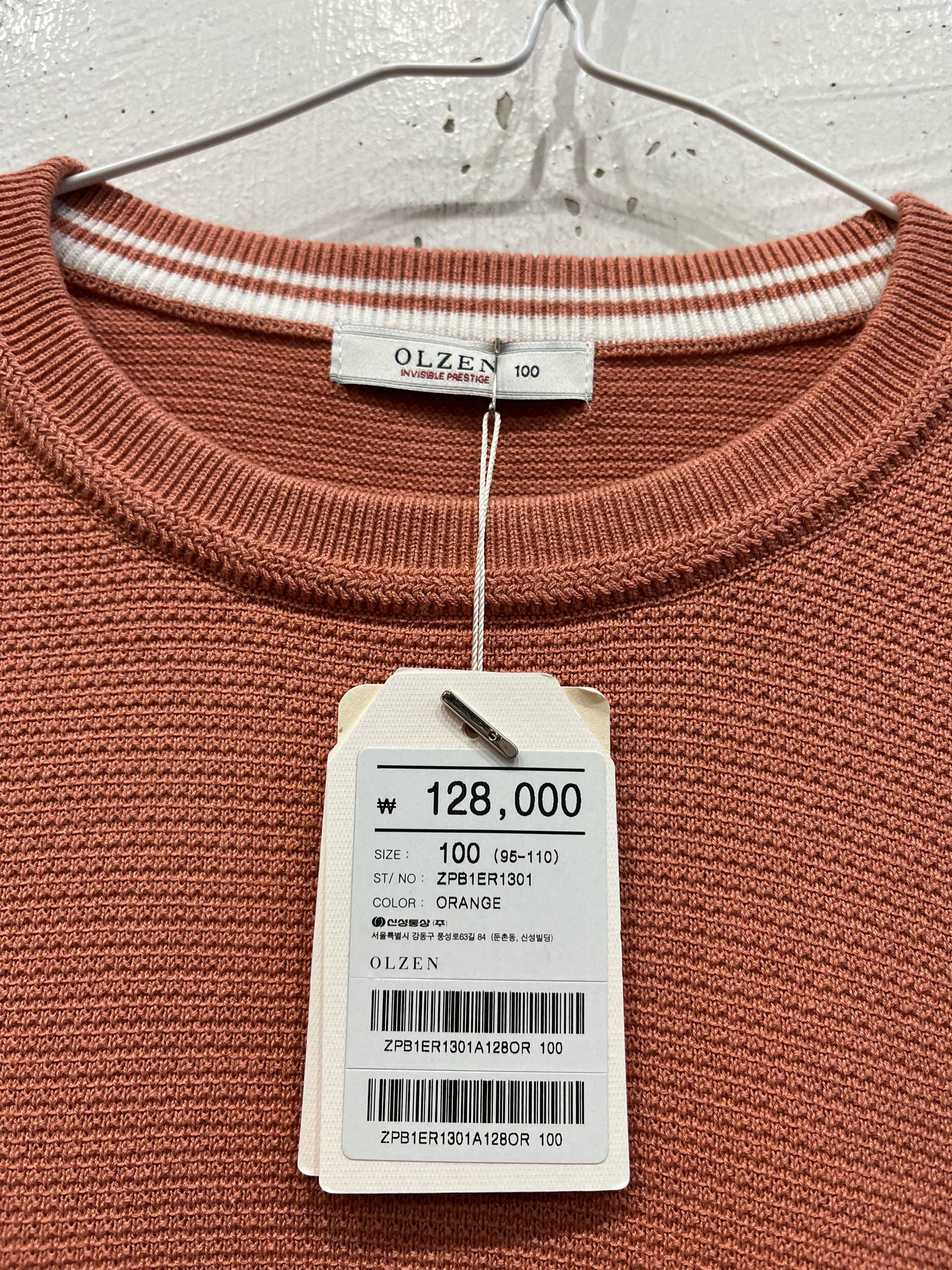 올젠 와플 긴팔티 새상품 100 3