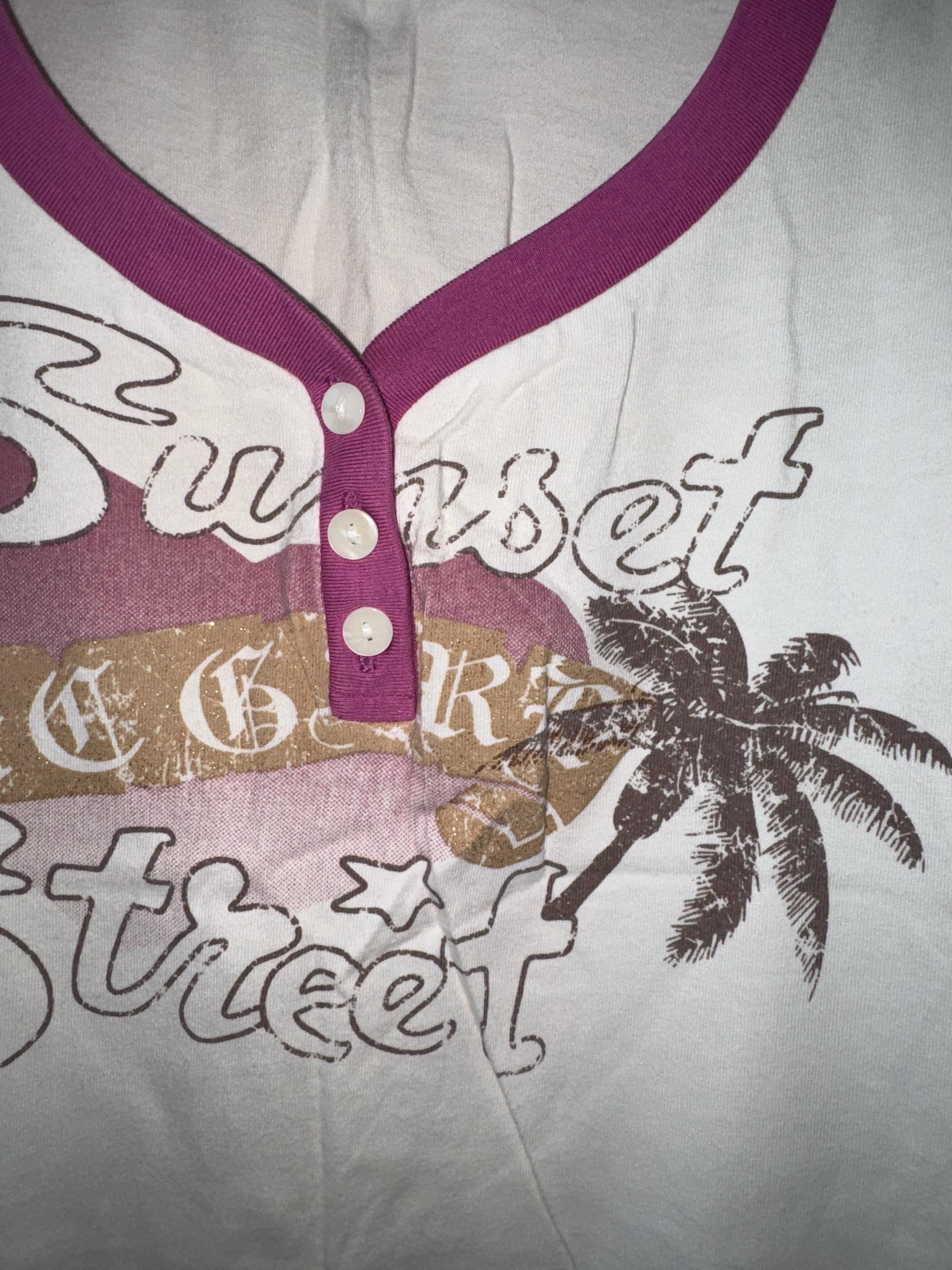VTG Sunset Button Top 3