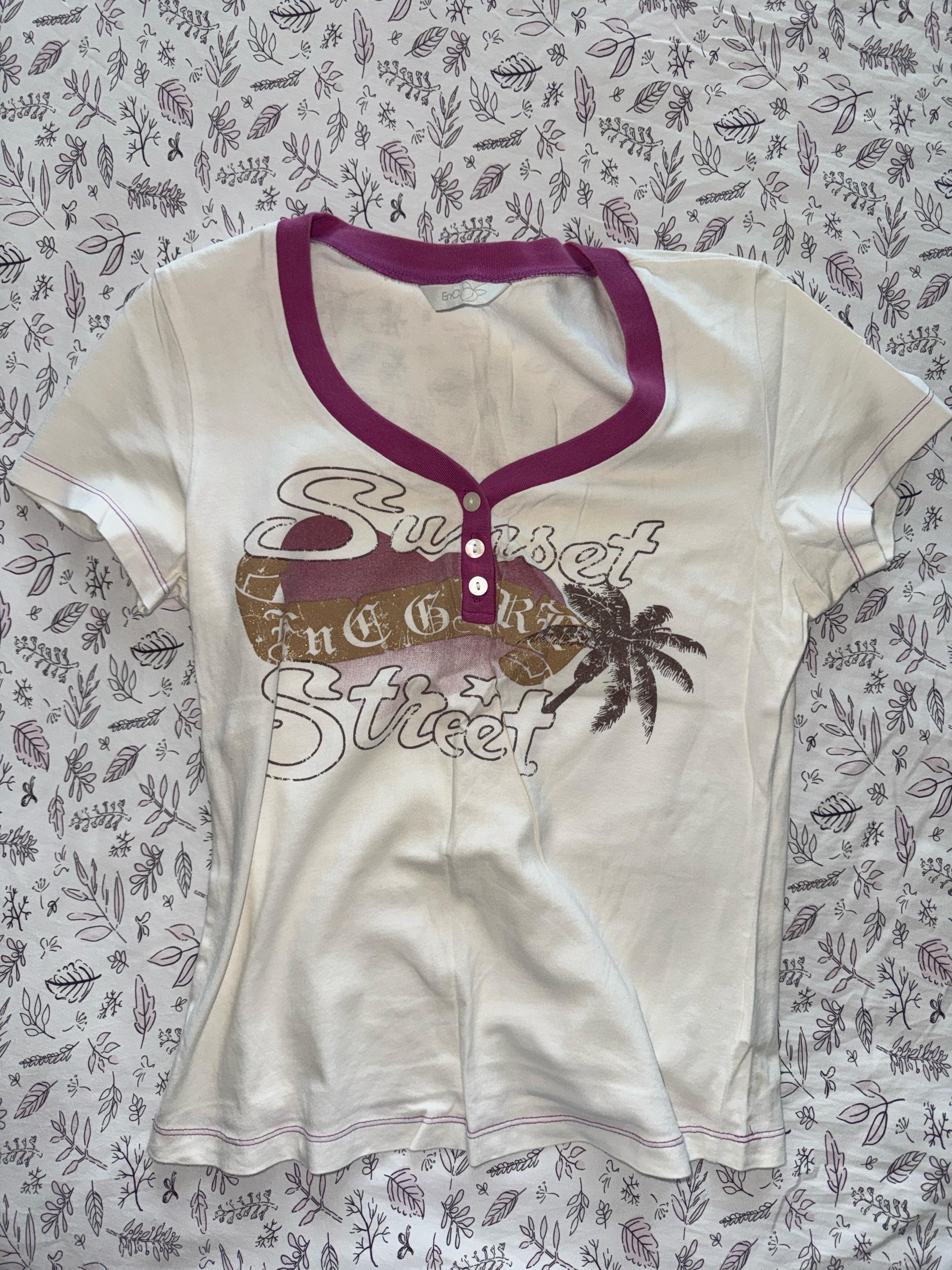 VTG Sunset Button Top 7