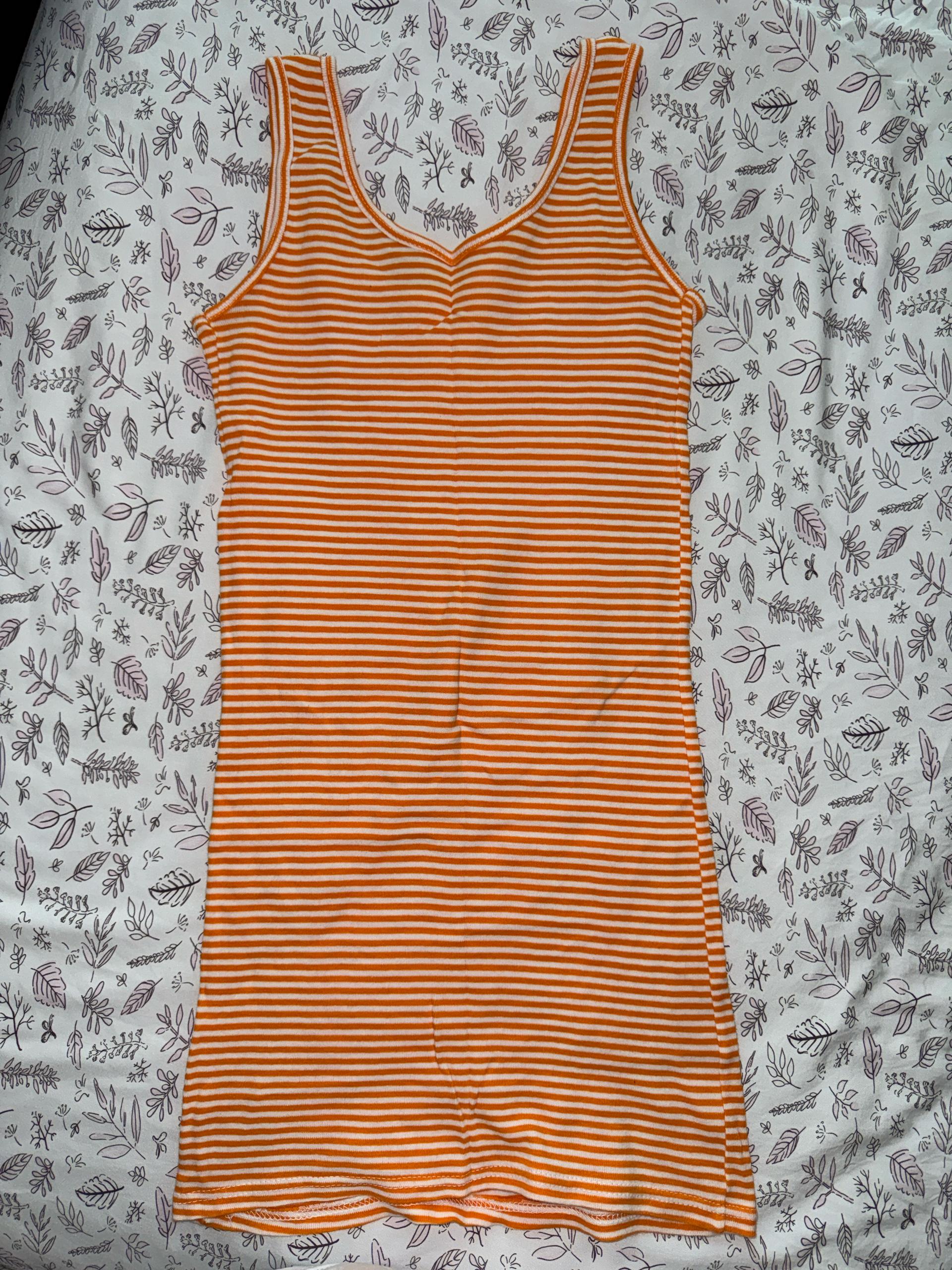 VTG ORANGE STRIPE TANK 2