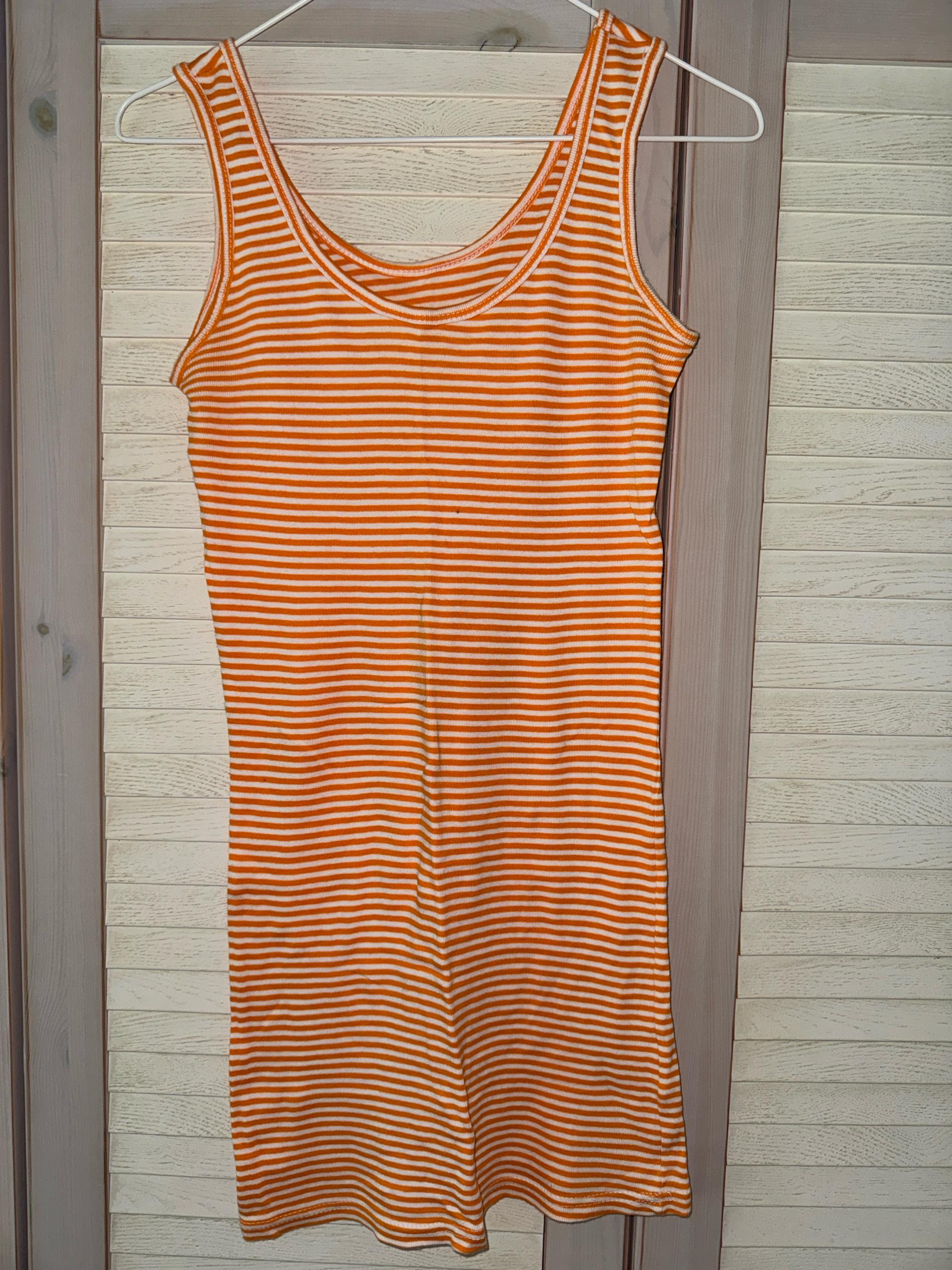 VTG ORANGE STRIPE TANK 4