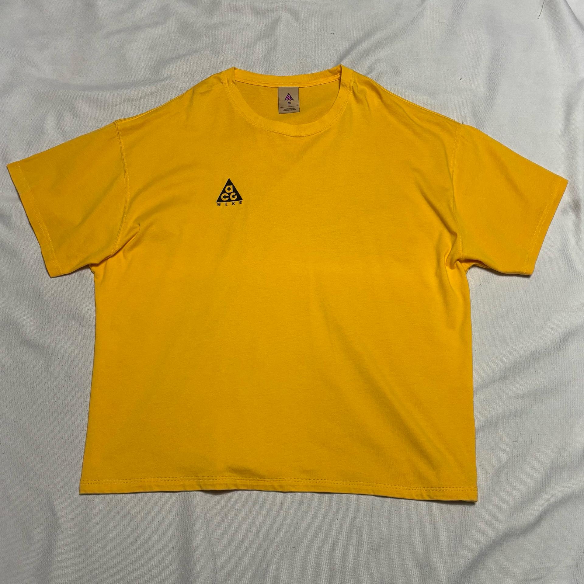 XL 나이키 ACG 옐로우 반팔티 3
