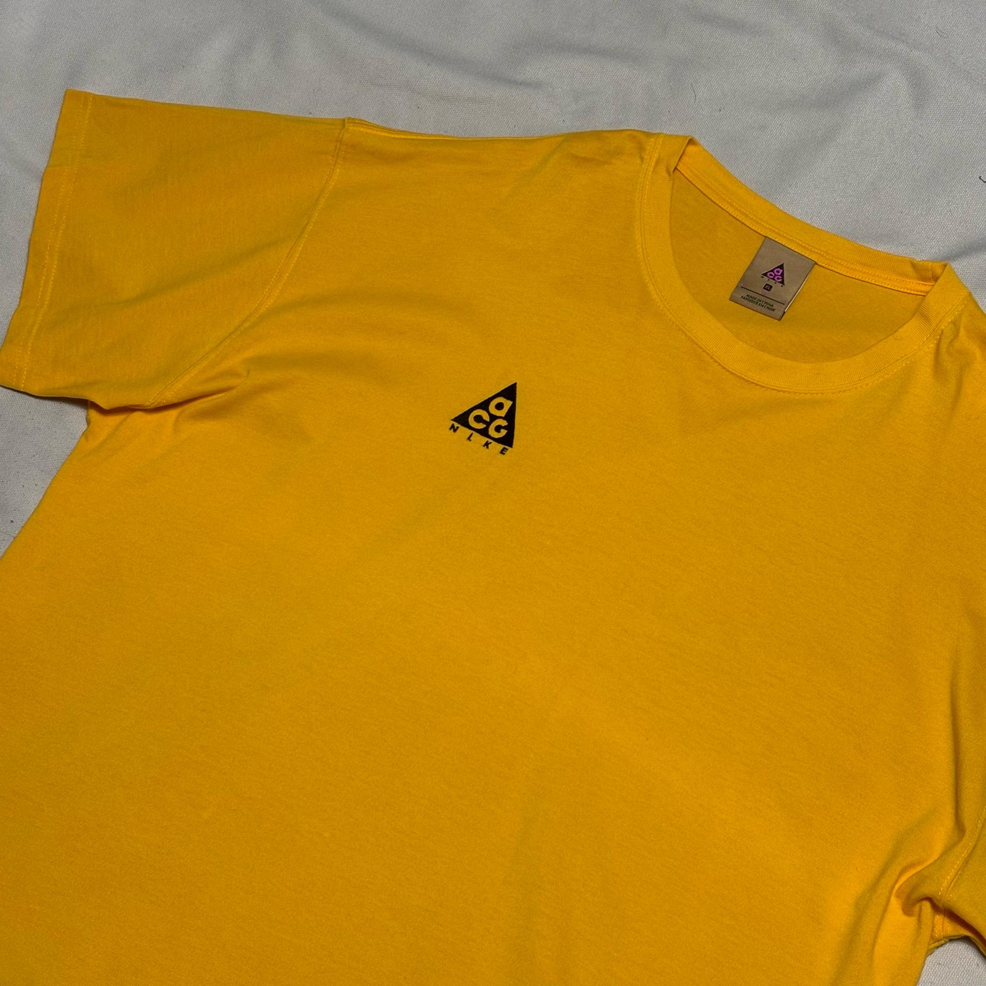 XL 나이키 ACG 옐로우 반팔티 2