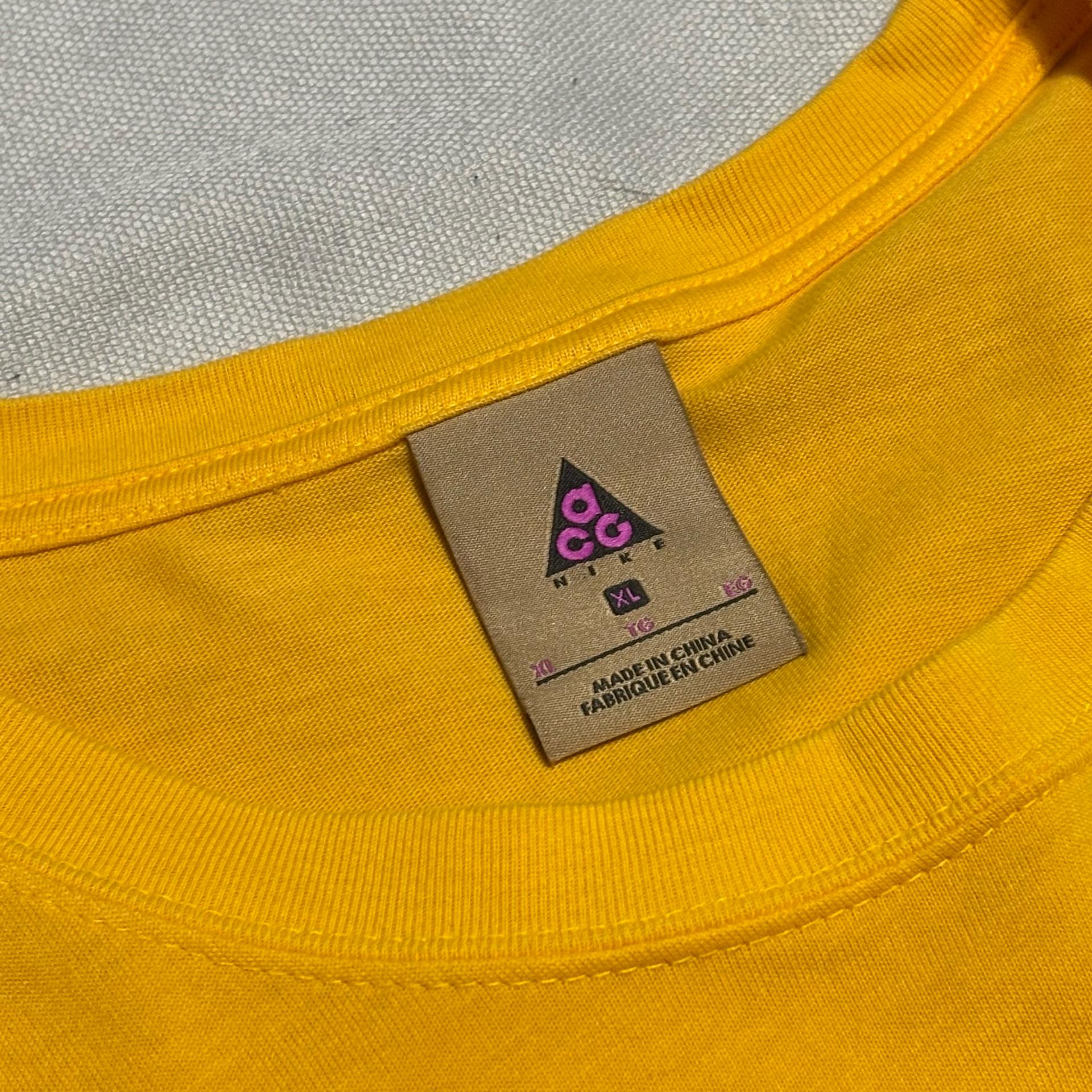 XL 나이키 ACG 옐로우 반팔티 5