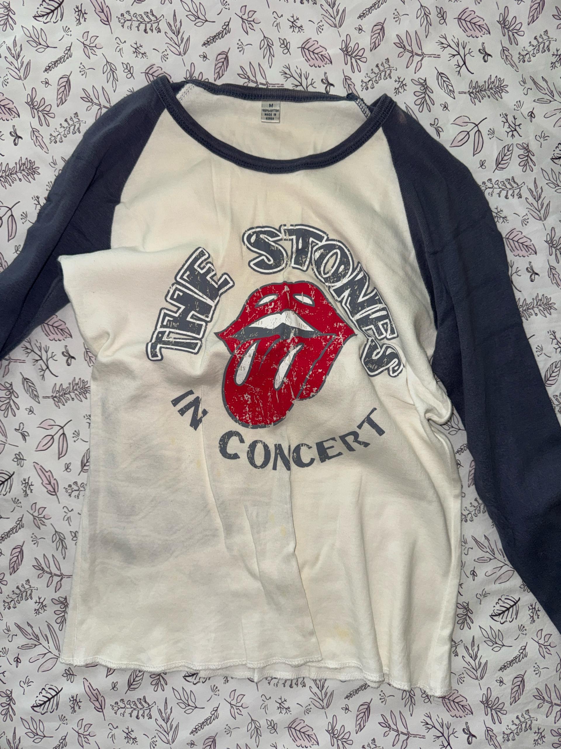 VTG LIPS RAGLAN T 3